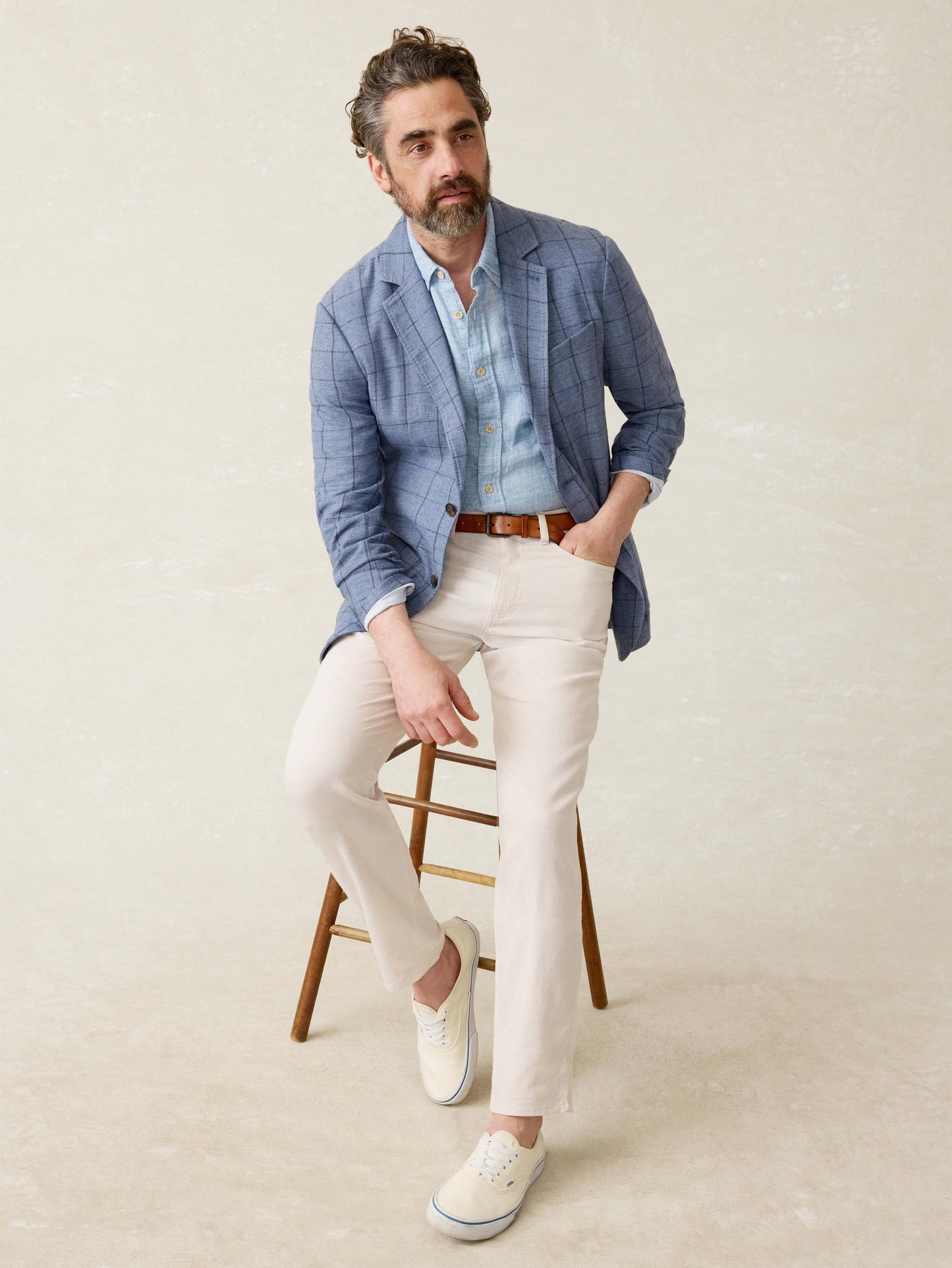 Movement™ Linen 5-Pocket Pant - Dorset Sand