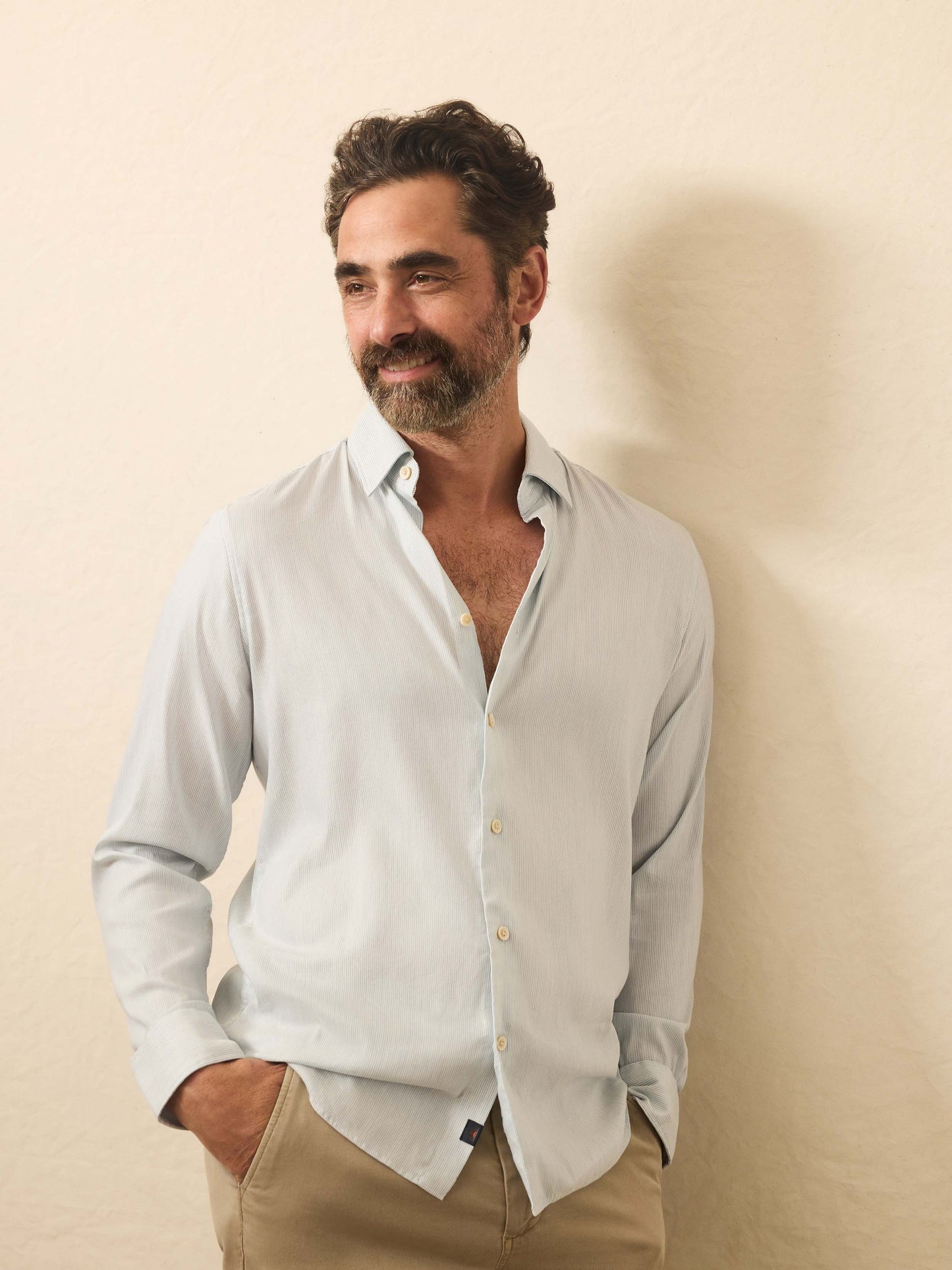 Movement™ Monterey Shirt - Blue Wall Stripe