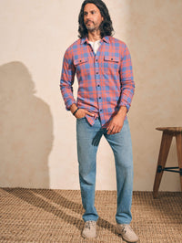 Rose Blue Check