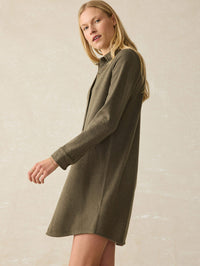 Olive Melange Twill