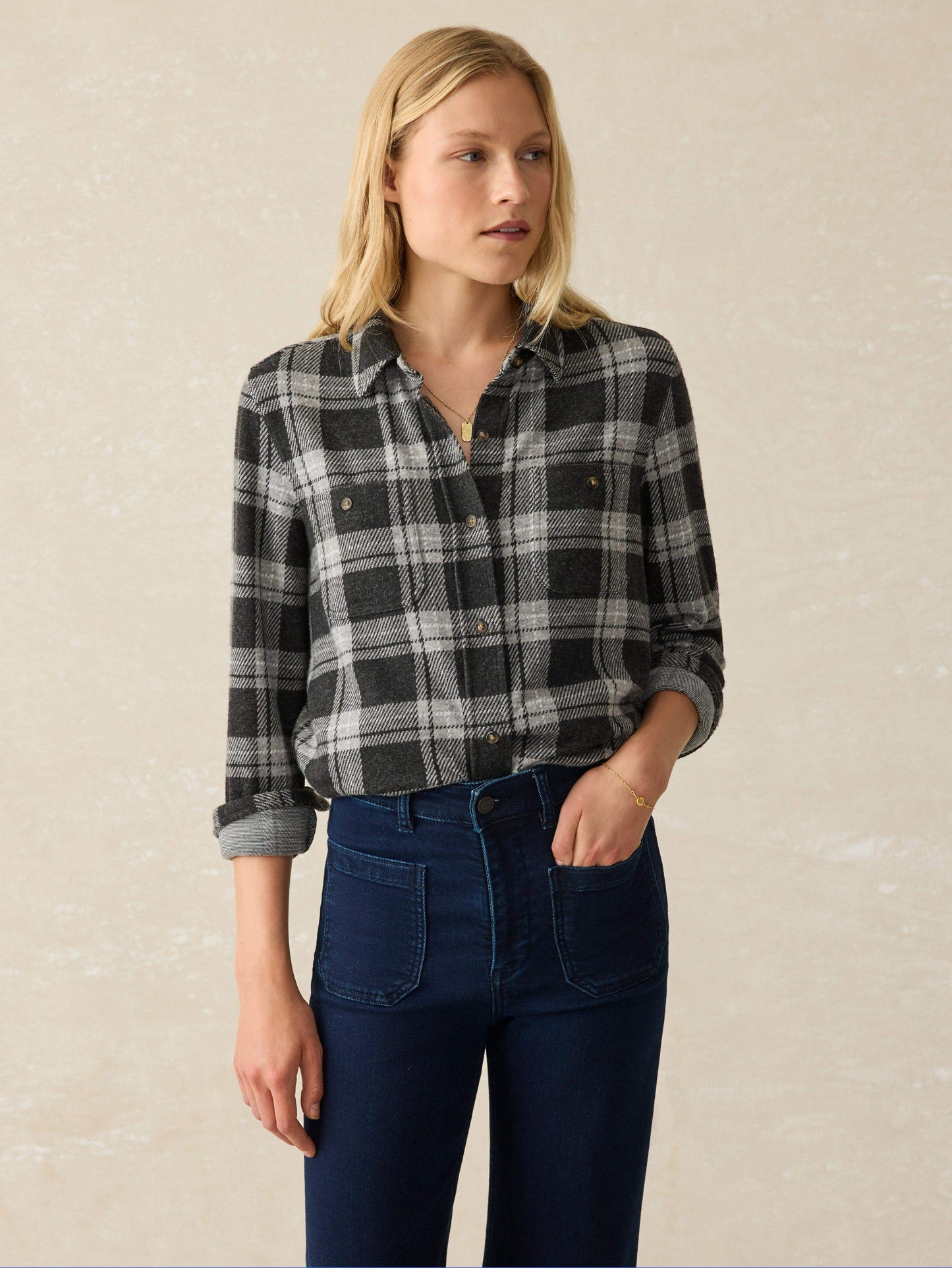 Legend™ Sweater Shirt - Ashby Plaid