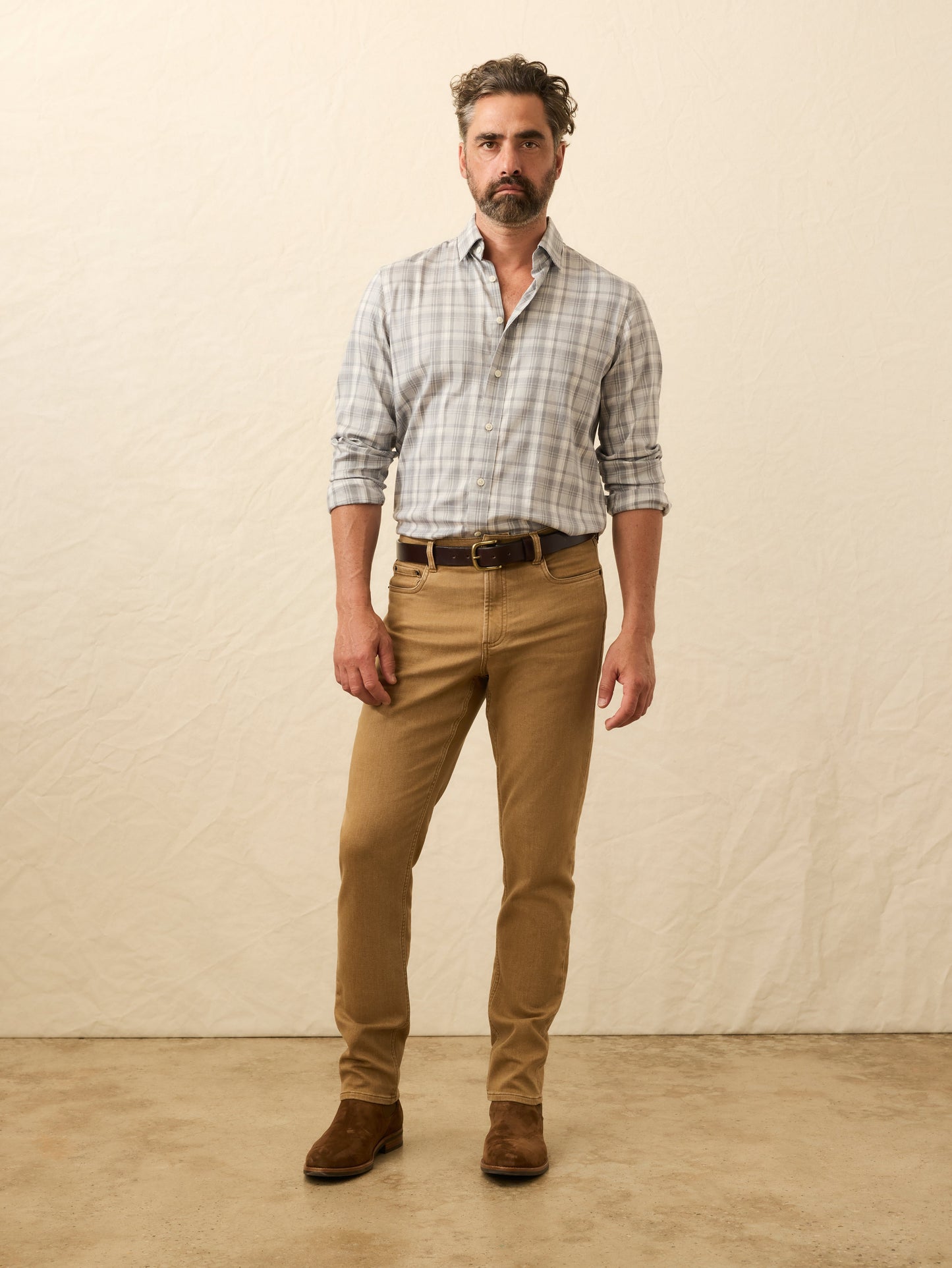 Stretch Terry 5-Pocket - Elk Brown