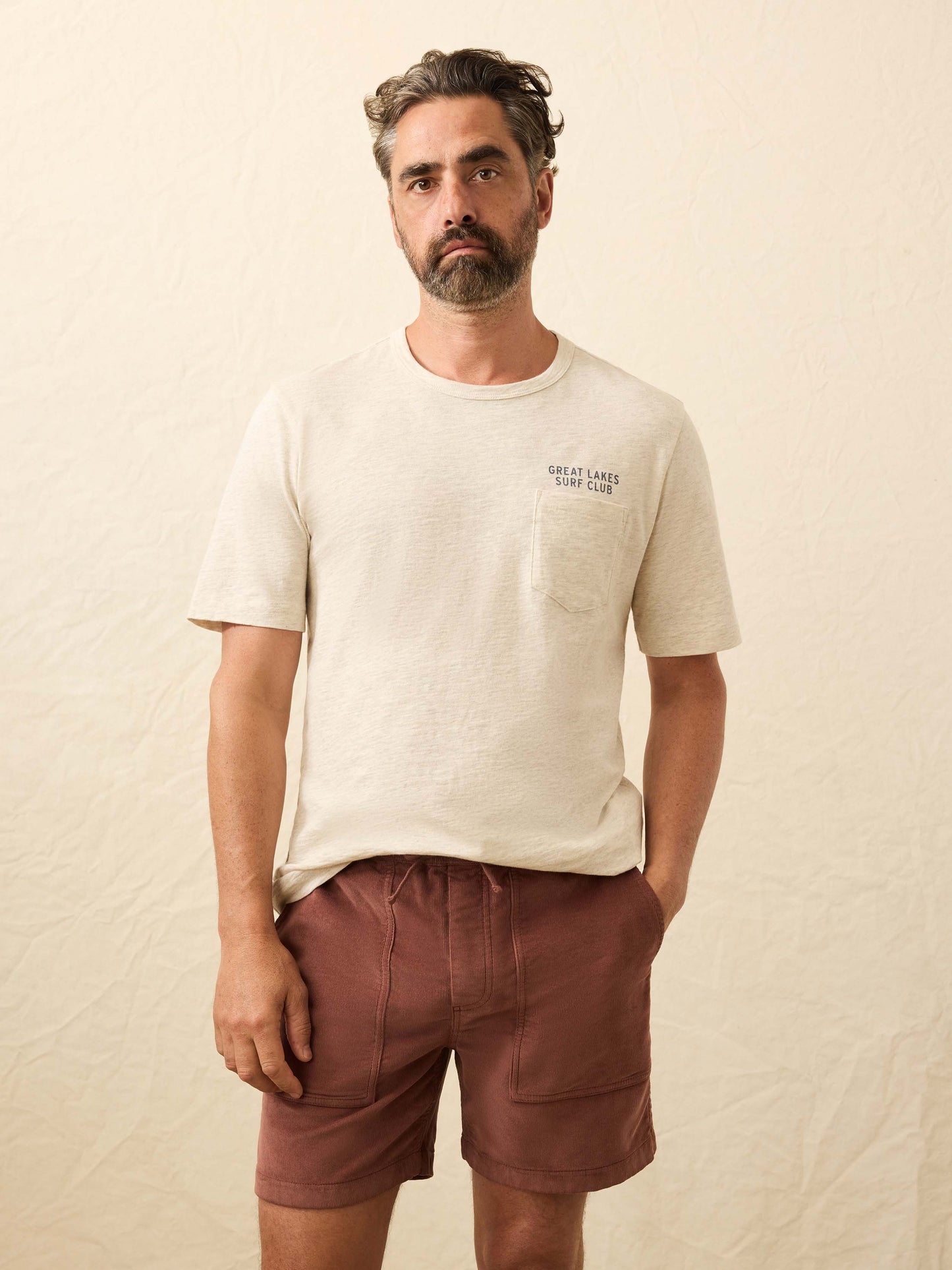 Corduroy Drawstring Utility Short - Chestnut Ridge