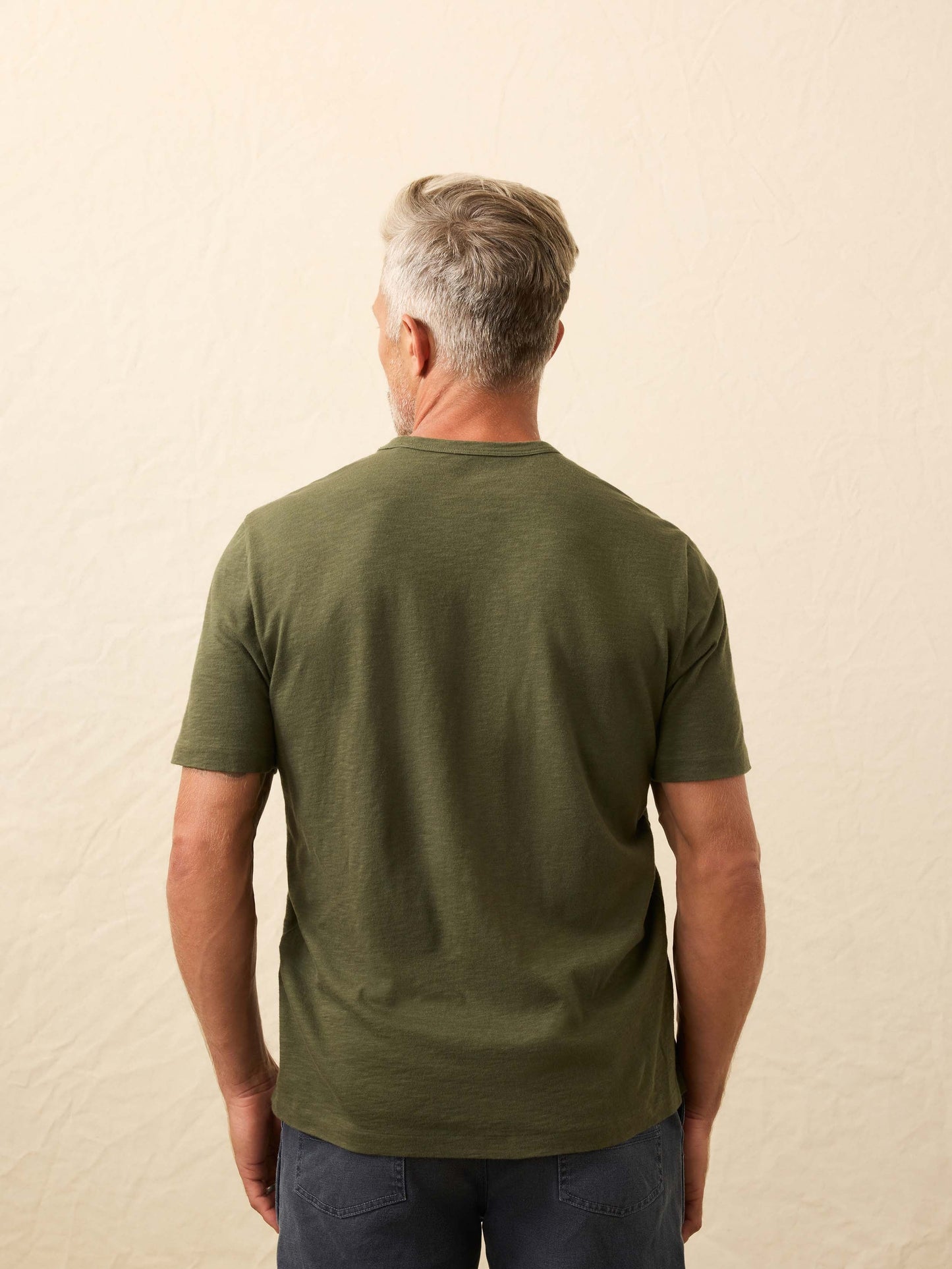 Nazare Sunwashed Tee - Fall Evergreen