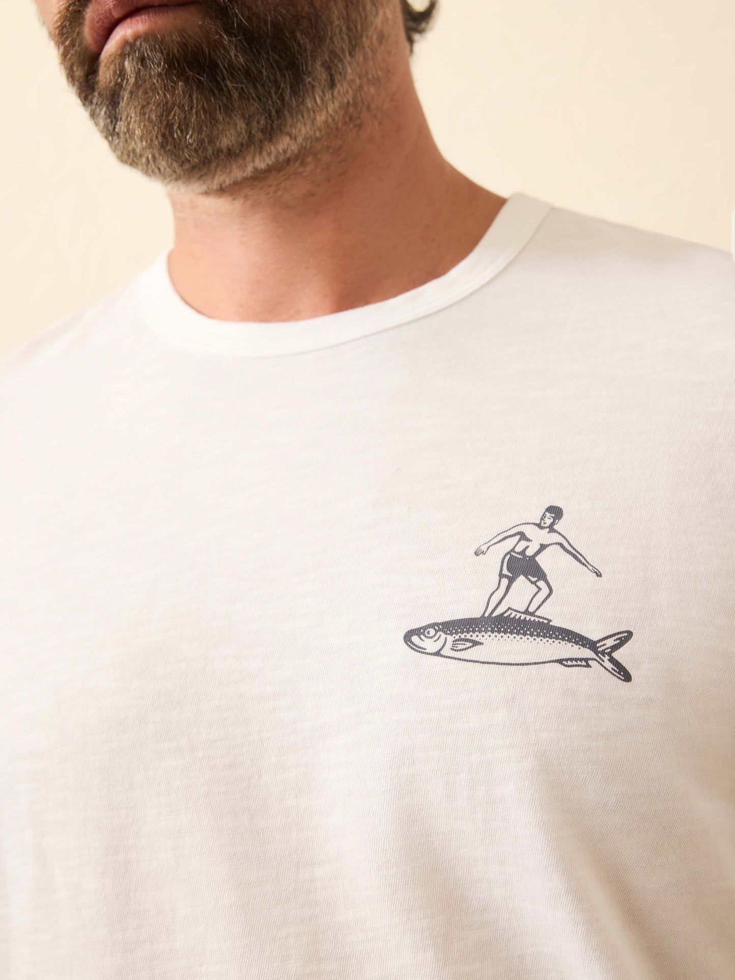 Nazare Sunwashed Tee - White