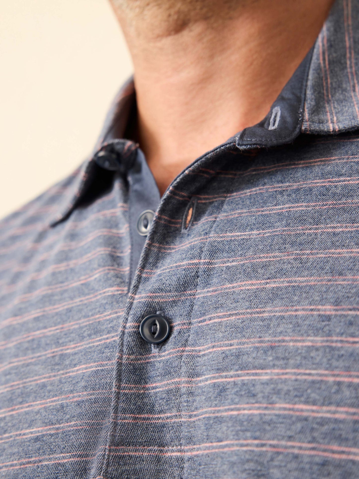 Sunwashed T-Shirt Polo - Searock Fire Stripe