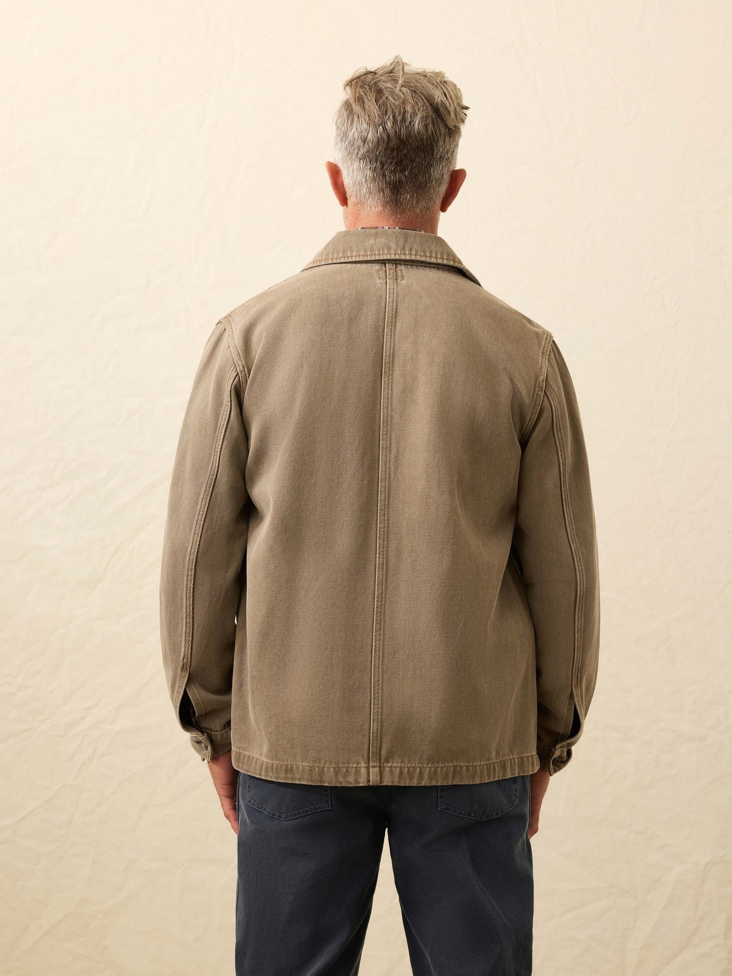 High Ridge Twill Studio Jacket - Almond Hill Wash