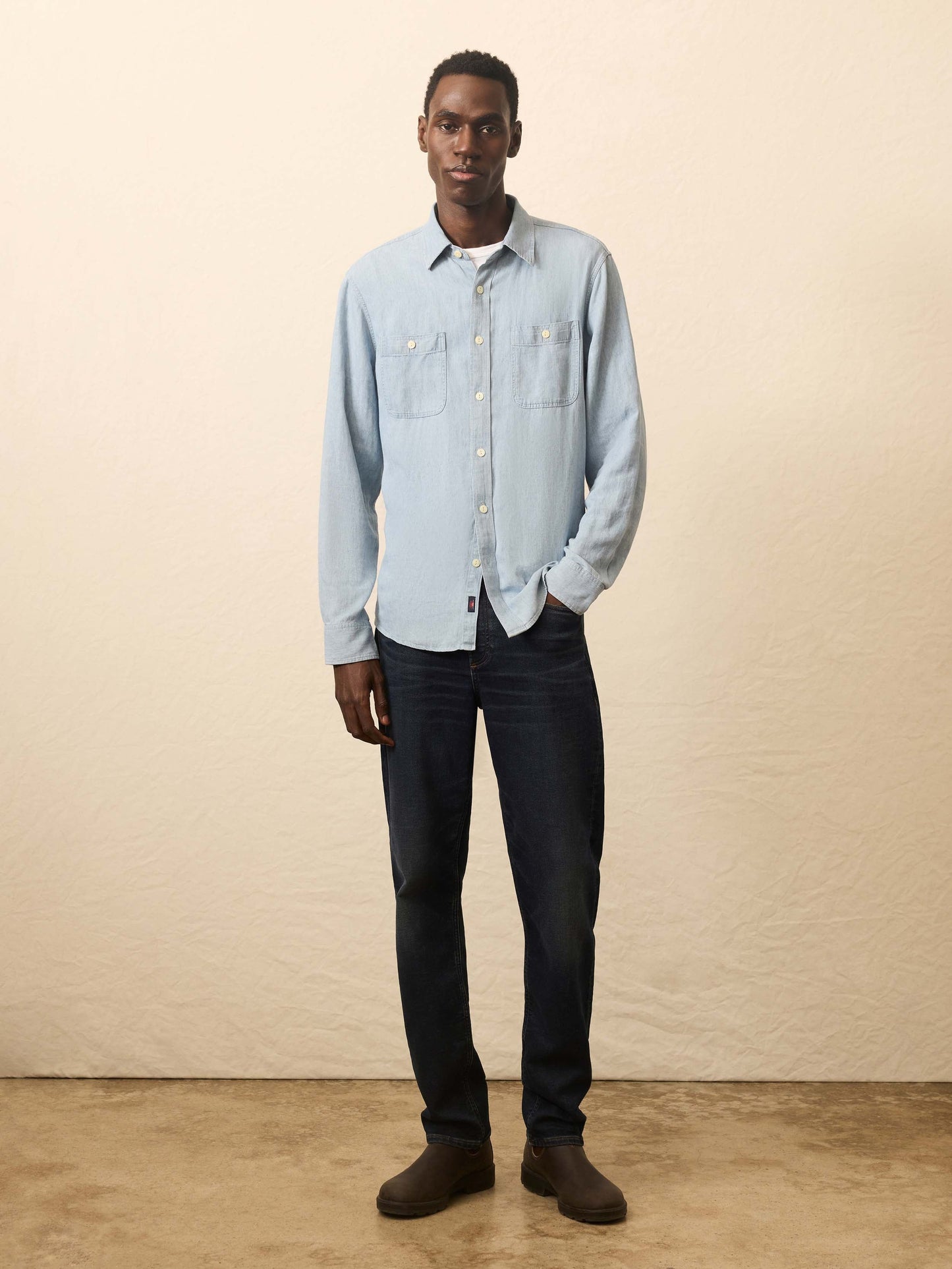 Tried & True Chambray Workshirt - Vintage Indigo