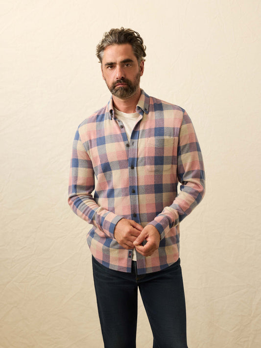 Legend™ Sweater Shirt (Single Pocket) - Copper Navy Buffalo