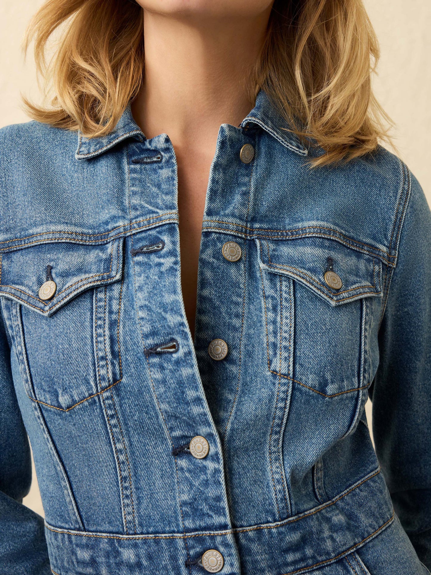 Michelle Denim Dress - Sea Bright Wash