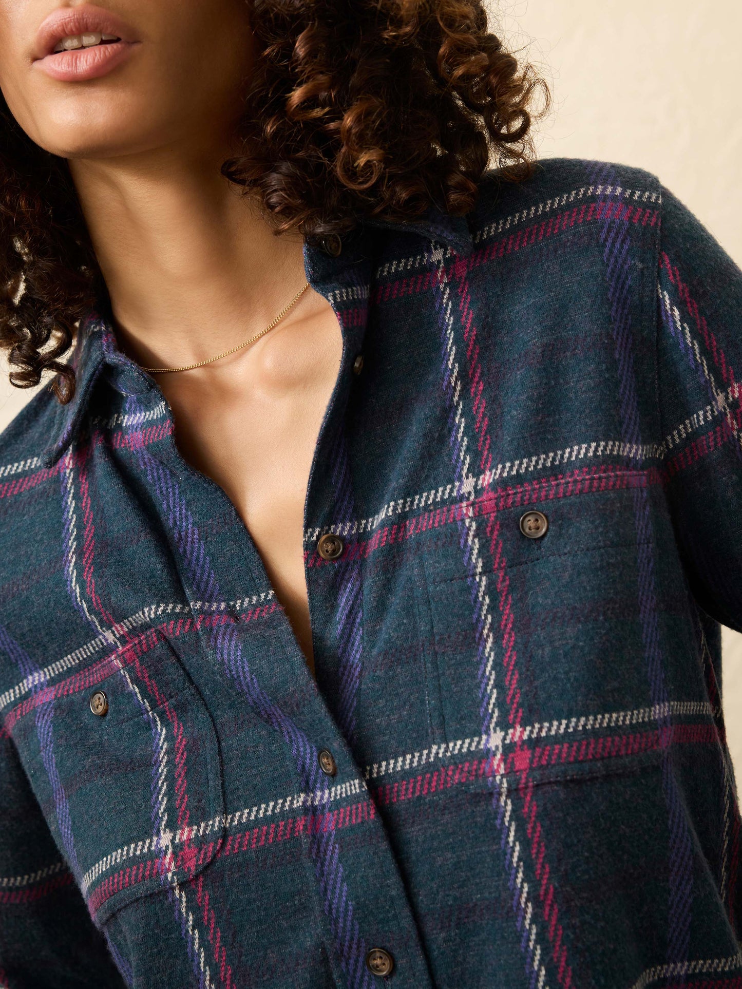 Legend™ Sweater Shirt - Northern Lights Plaid