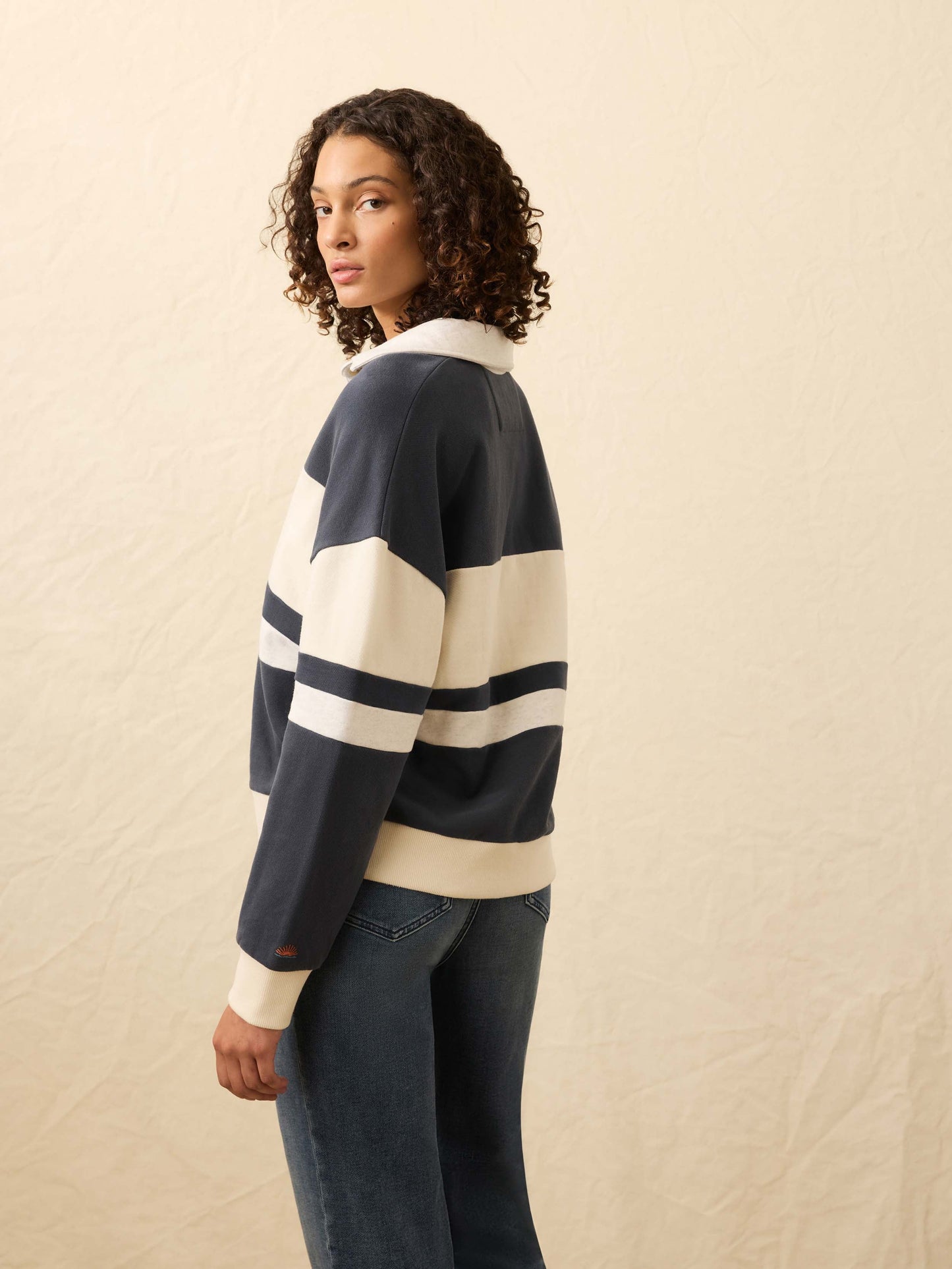 High Standard Fleece Rugby - Retro Moon