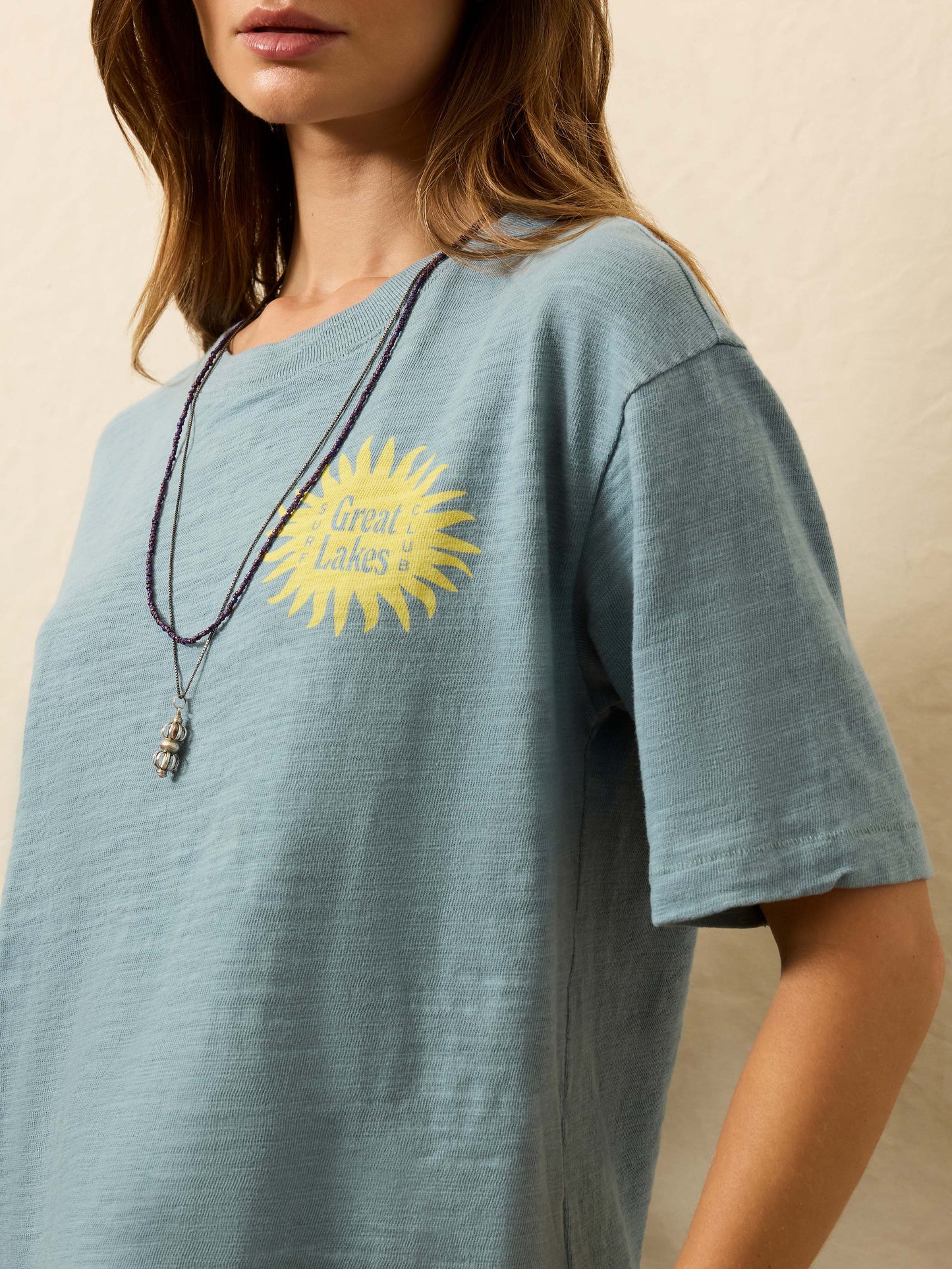 Sunwashed Slub Vintage Tee - Citadel