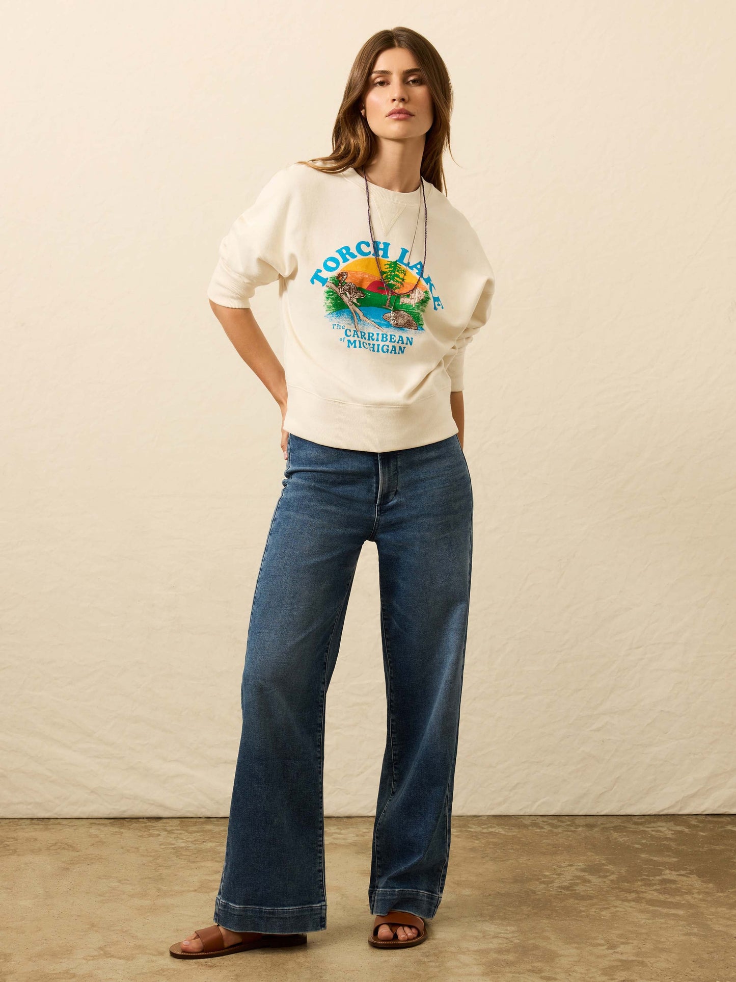 High Standard Fleece Vintage Crewneck - Cabo Blanco