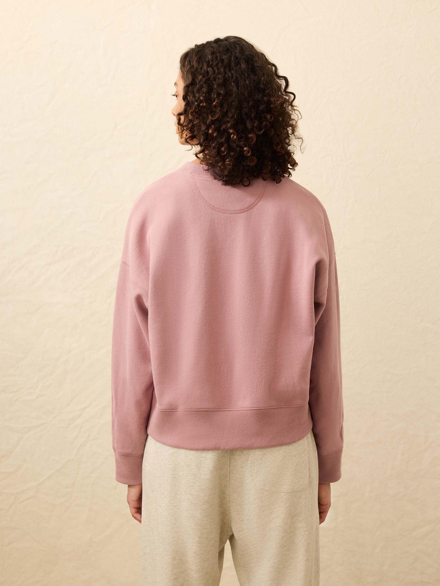 High Standard Fleece Vintage Crewneck - Nostalgia Rose