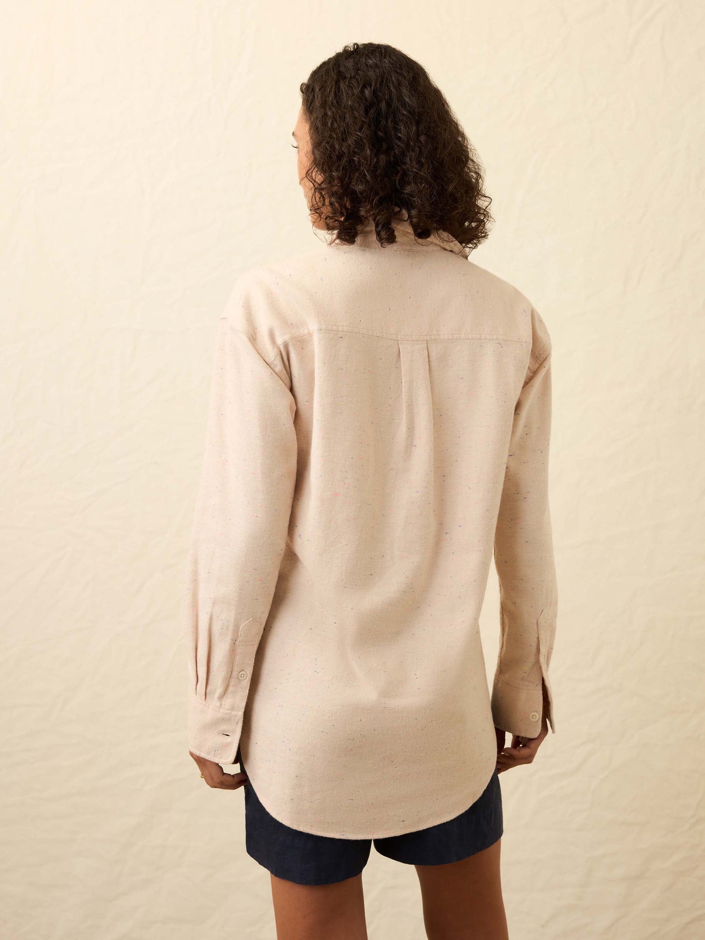 Heirloom Portuguese Flannel Overshirt - Dune Nep