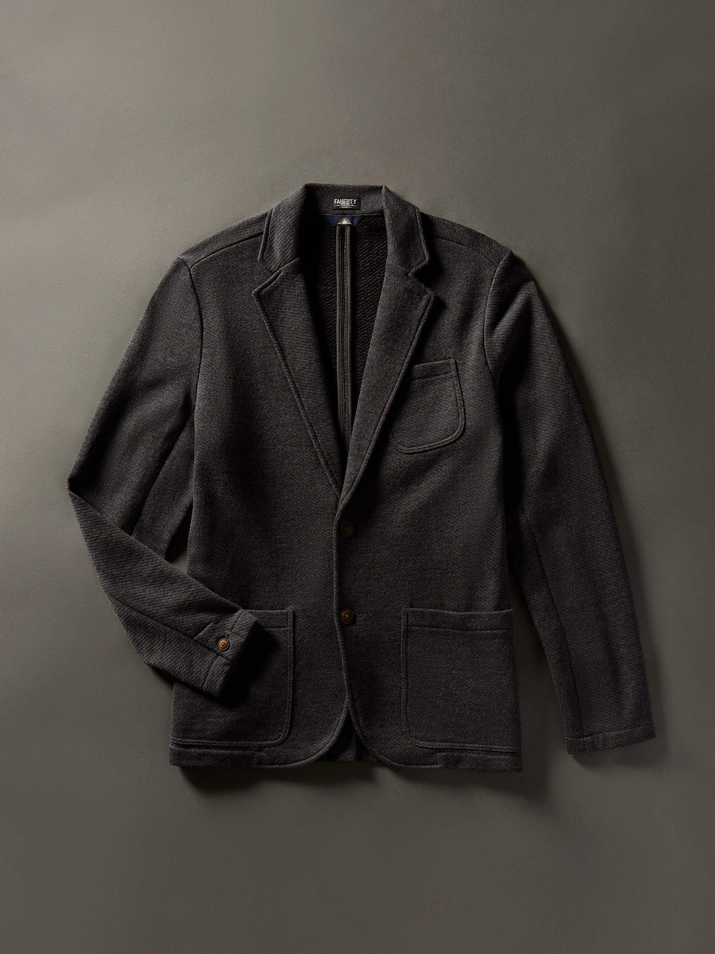 Inlet Knit Blazer (Short) - Black Sky Melange