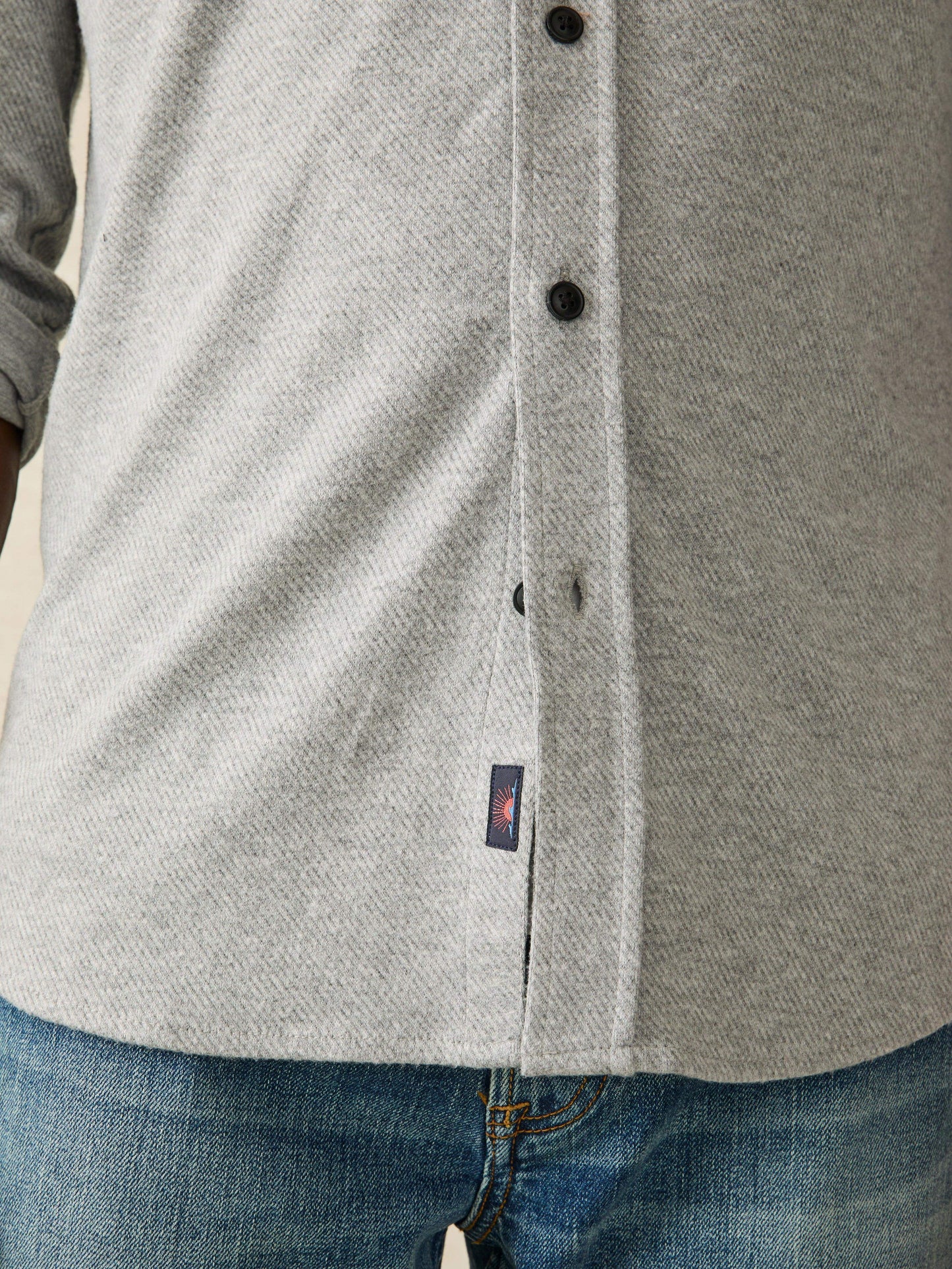 Legend™ Sweater Shirt (Single Pocket) - Fossil Grey Twill