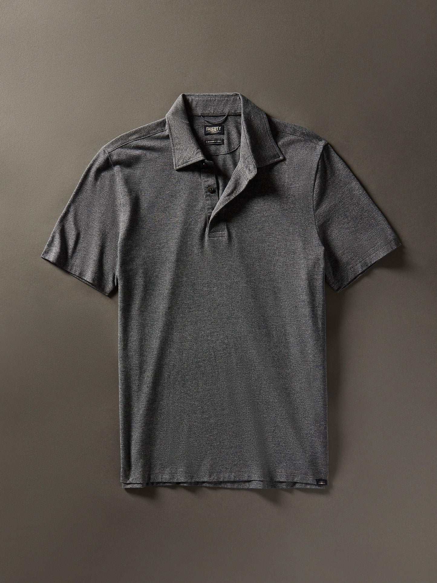 Short-Sleeve Movement™ Pique Polo - Dusty Iron Heather