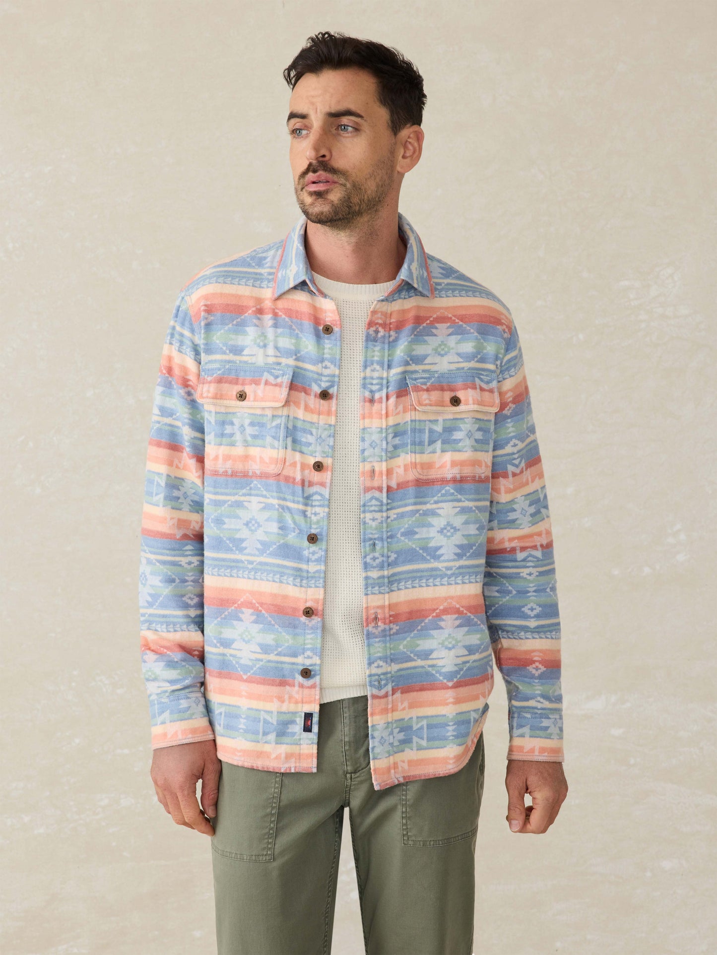 Doug Good Feather Canyon Overshirt - Dusk Star Glow