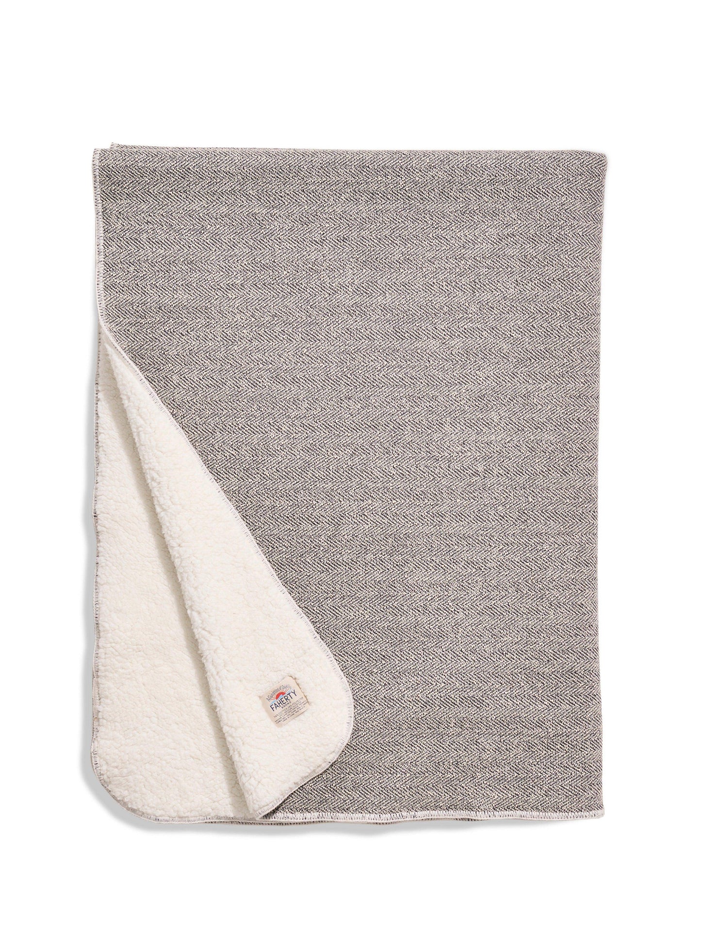 Whitewater High Pile Fleece Blanket - Latte