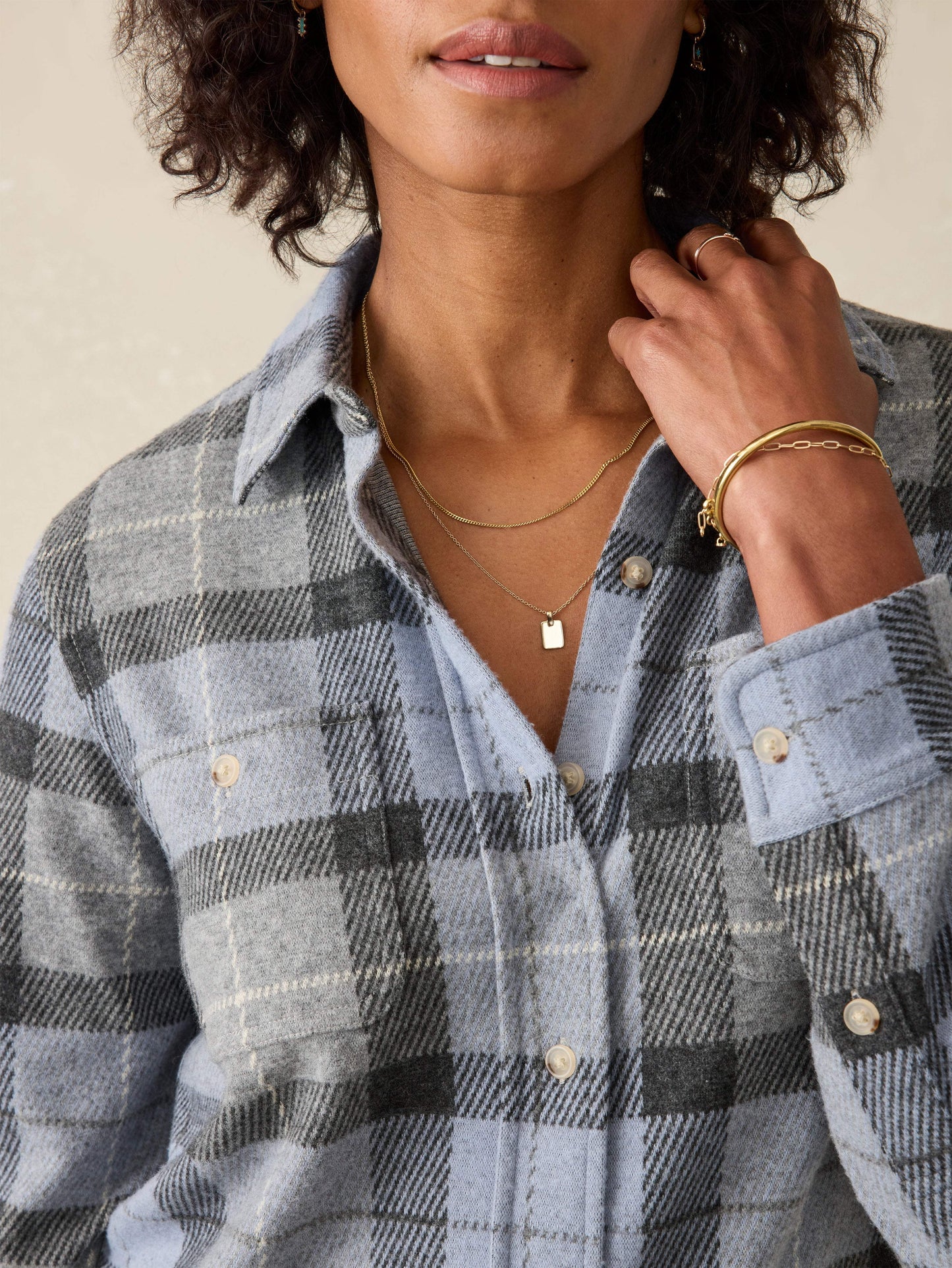 Legend™ Sweater Shirt - True North Plaid