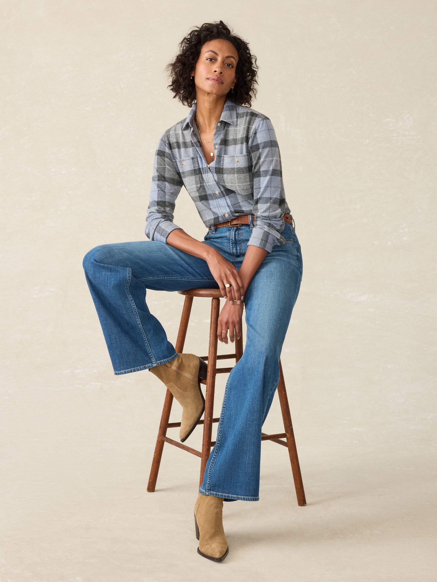 Legend™ Sweater Shirt - True North Plaid