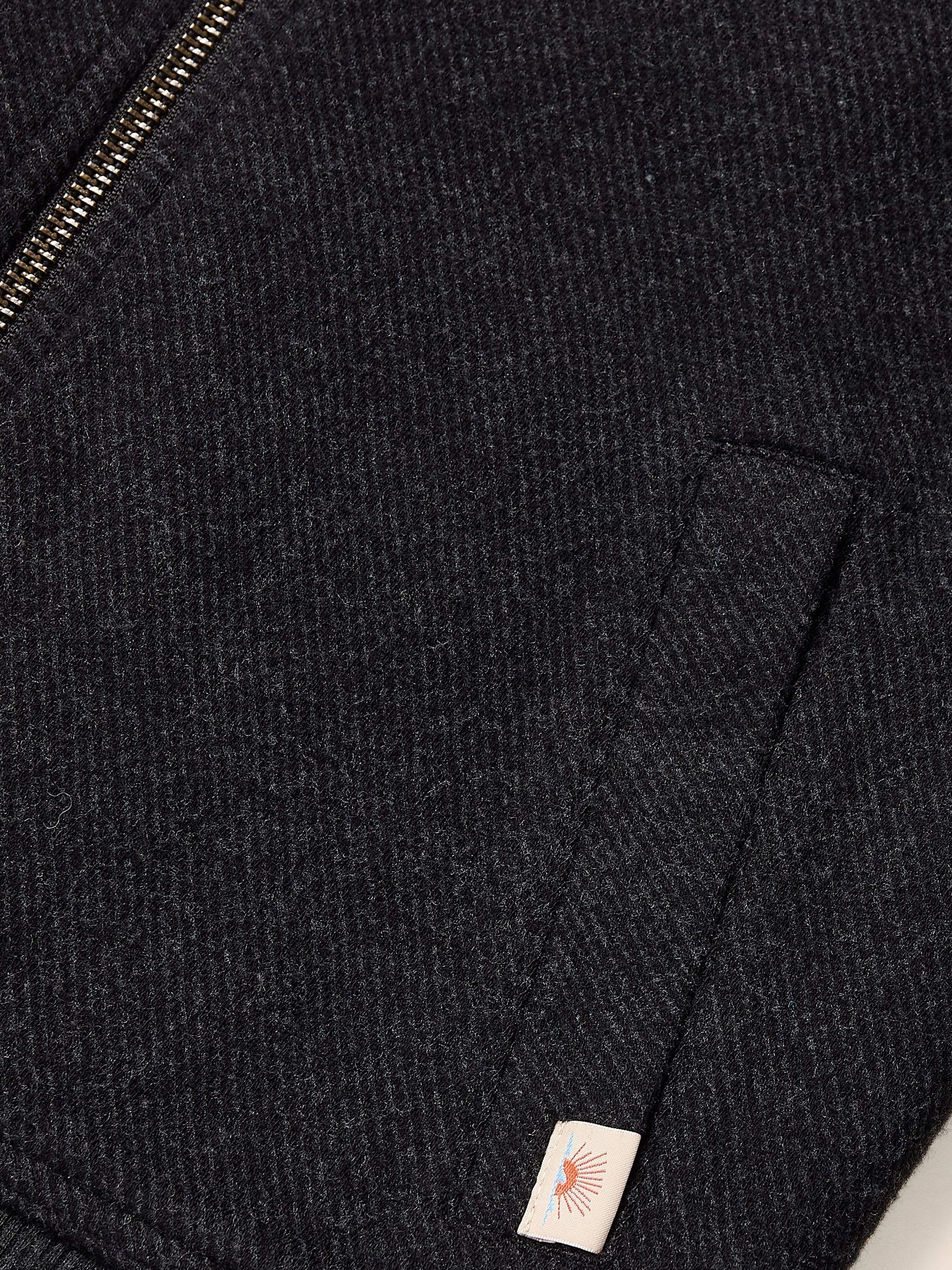 Legend™ Lounge Full Zip - Heathered Black Twill