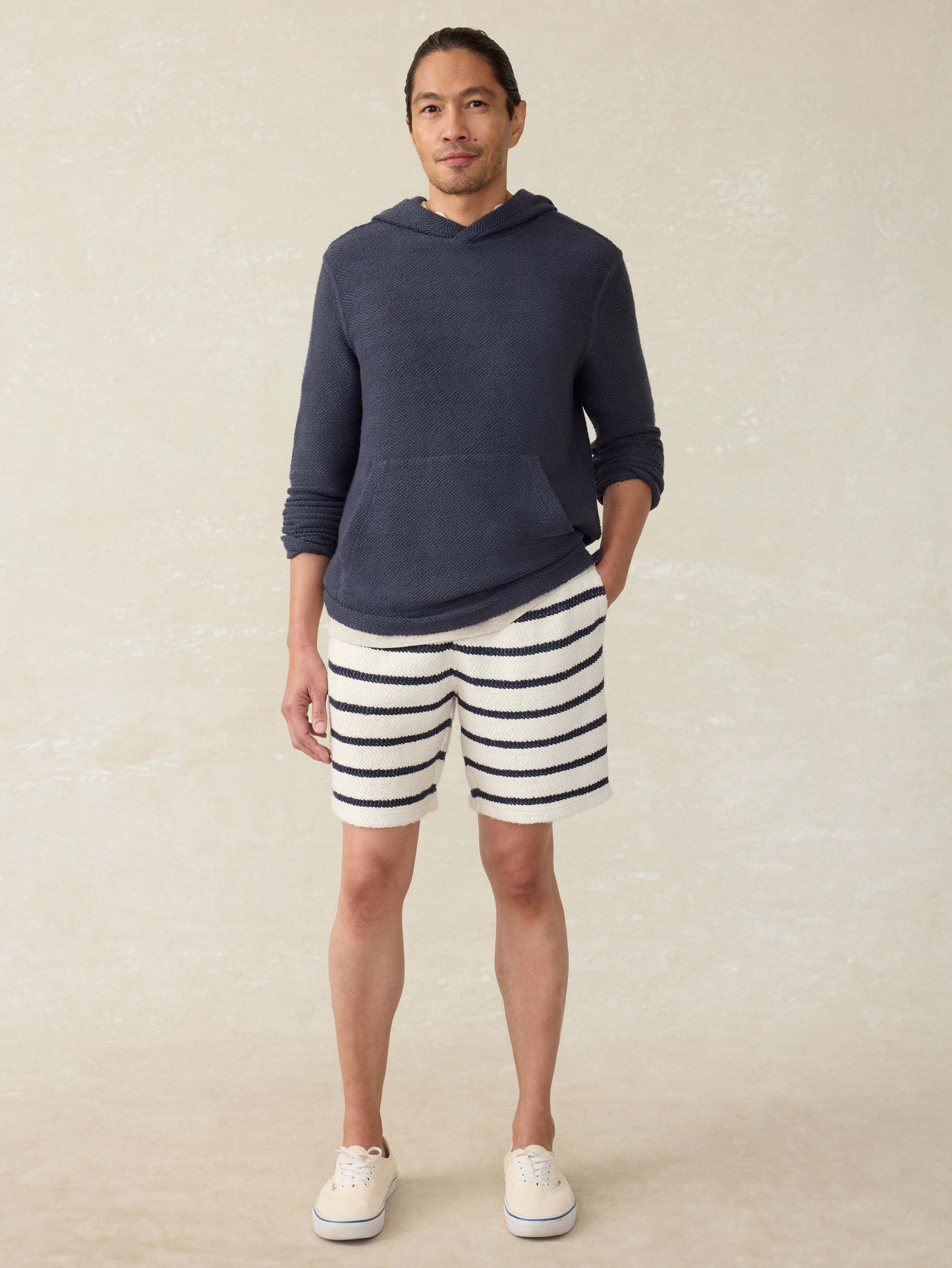 Whitewater Sweatshort - Boothbay Stripe