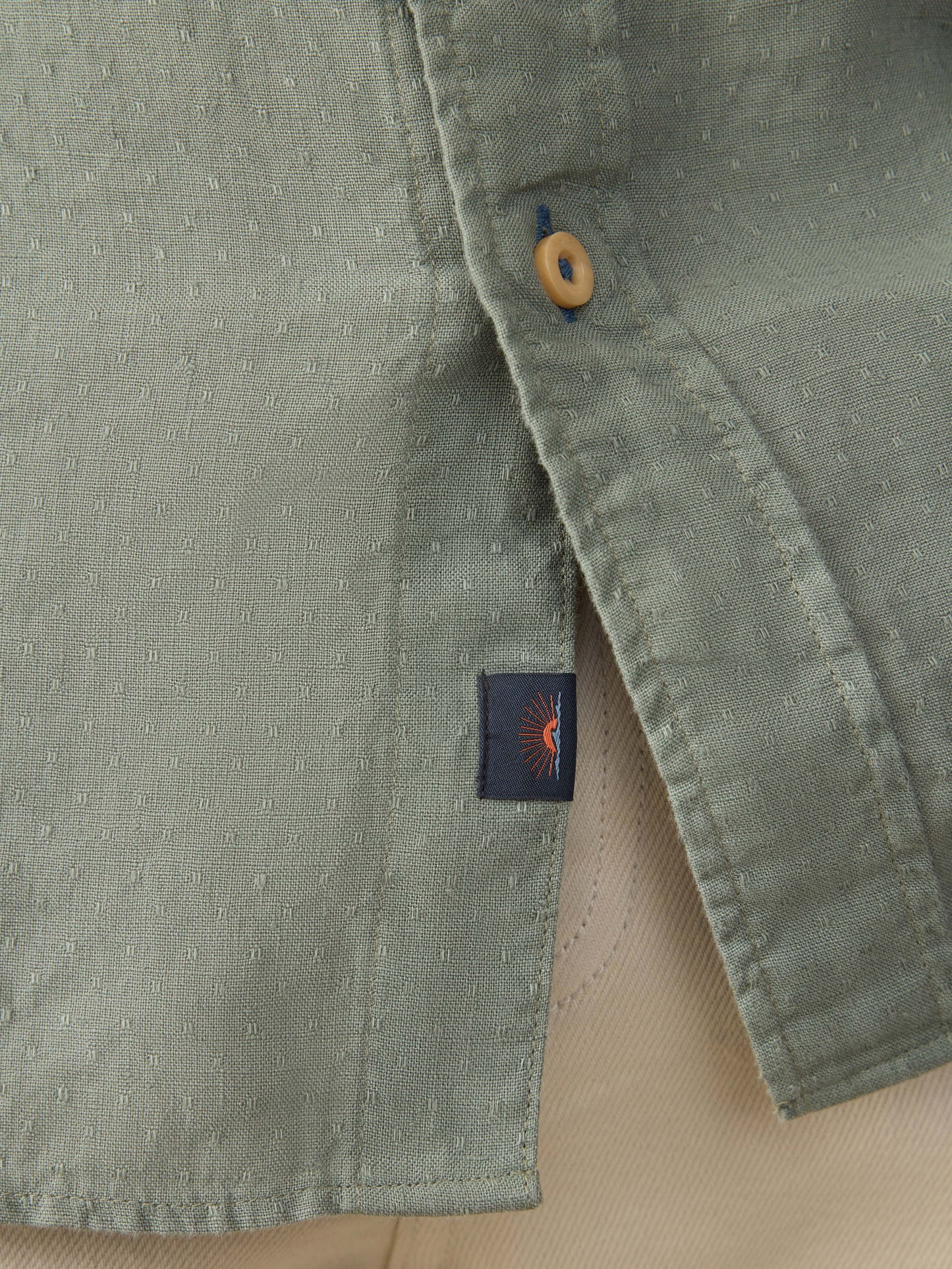 Laguna Linen Shirt - Fairfield Dobby