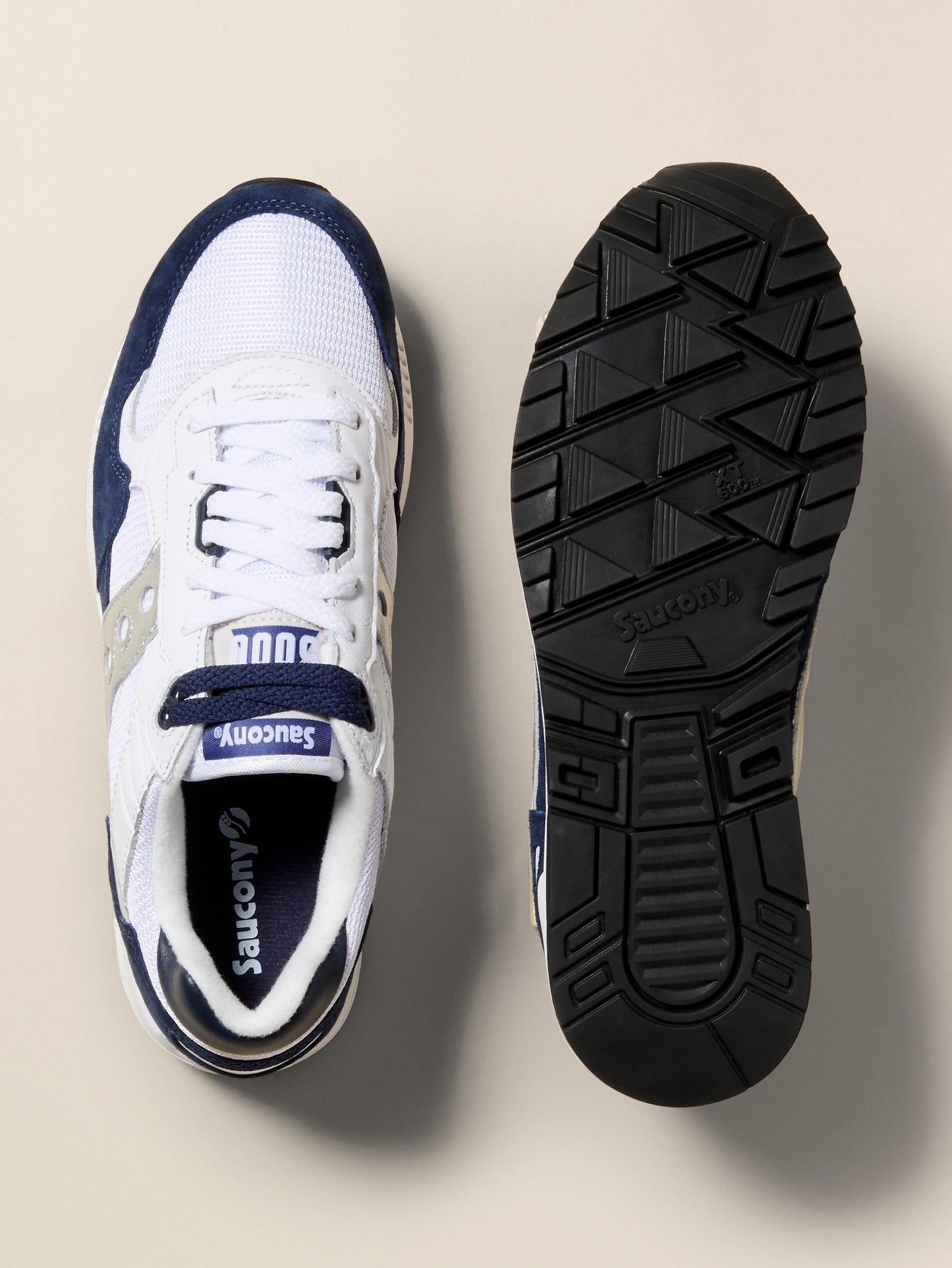 Saucony Shadow 5000 - White Navy Silver