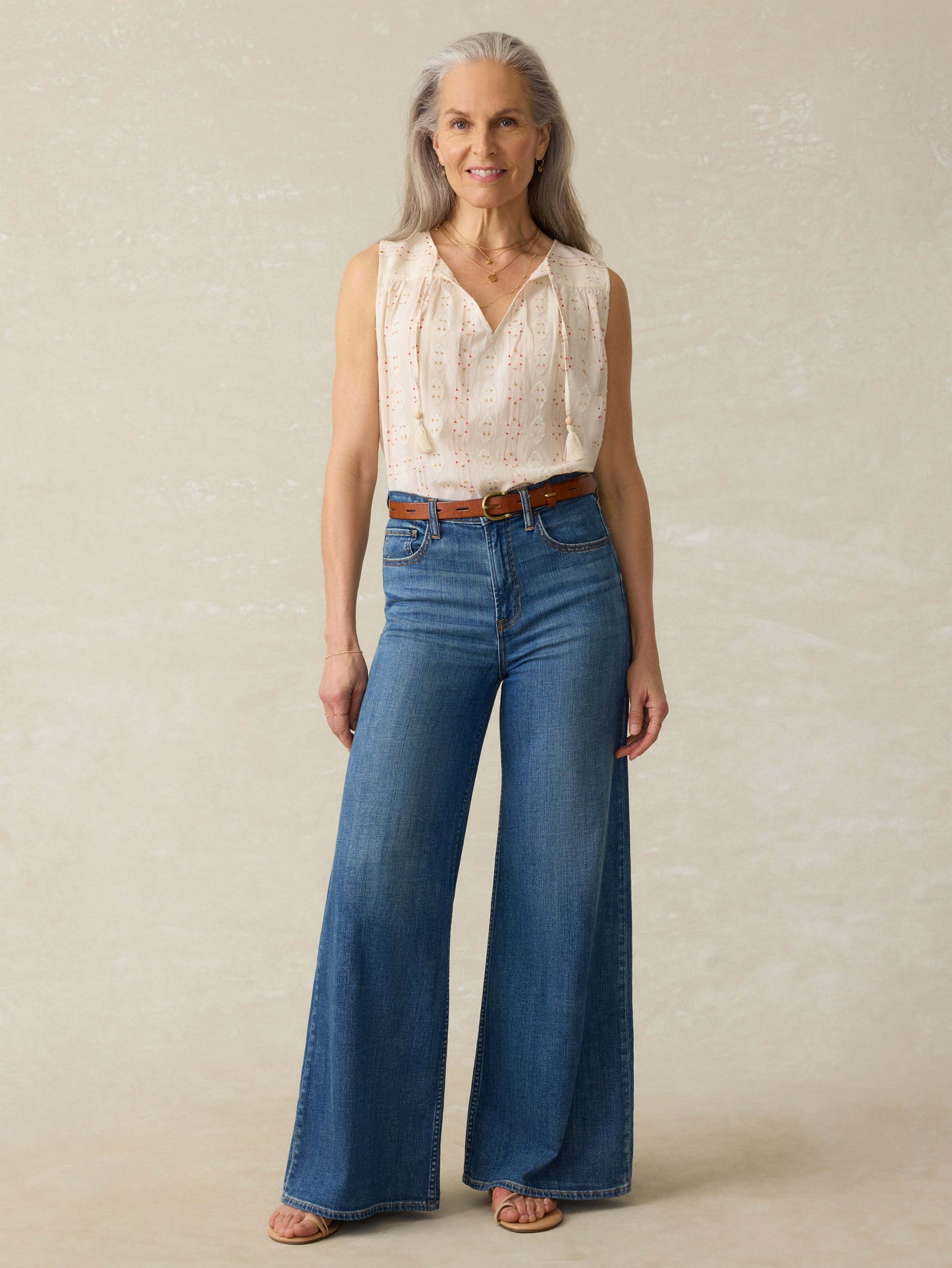 Skylar Blouse - Sunburst Dobby