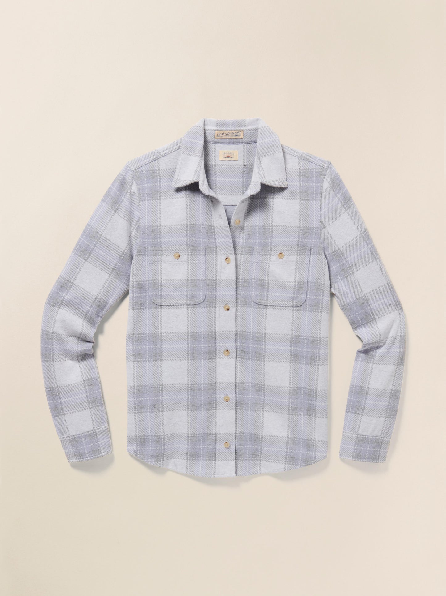 Legend™ Sweater Shirt - Blue Ravine Plaid