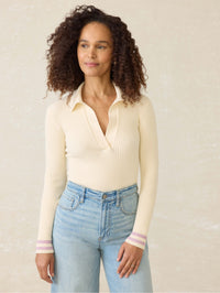 Cream Retro Stripe