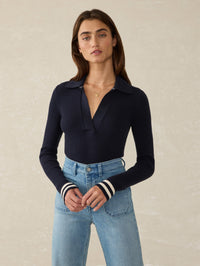Navy Retro Stripe
