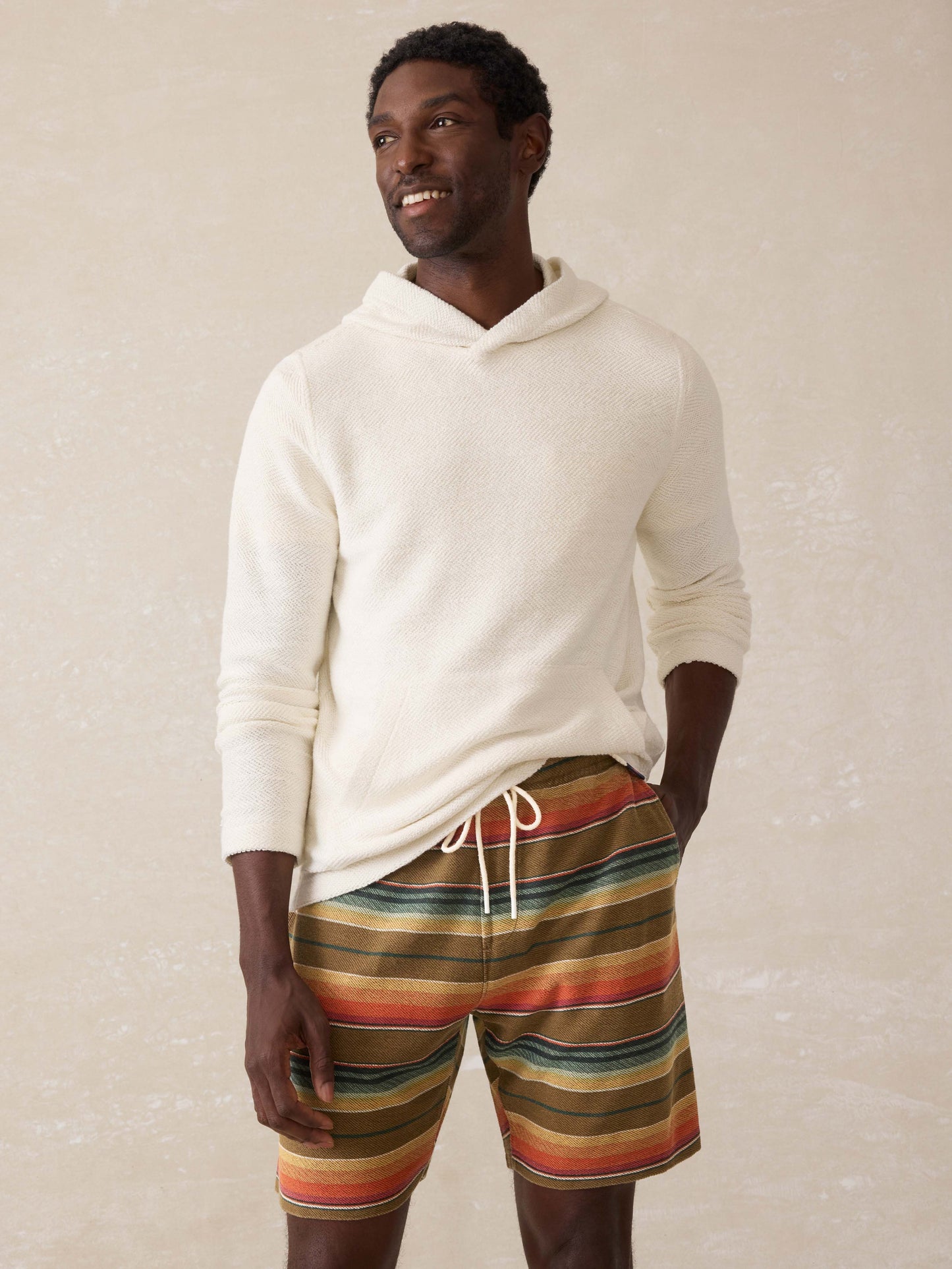 Baja Knit Short - Cannon Beach Stripe