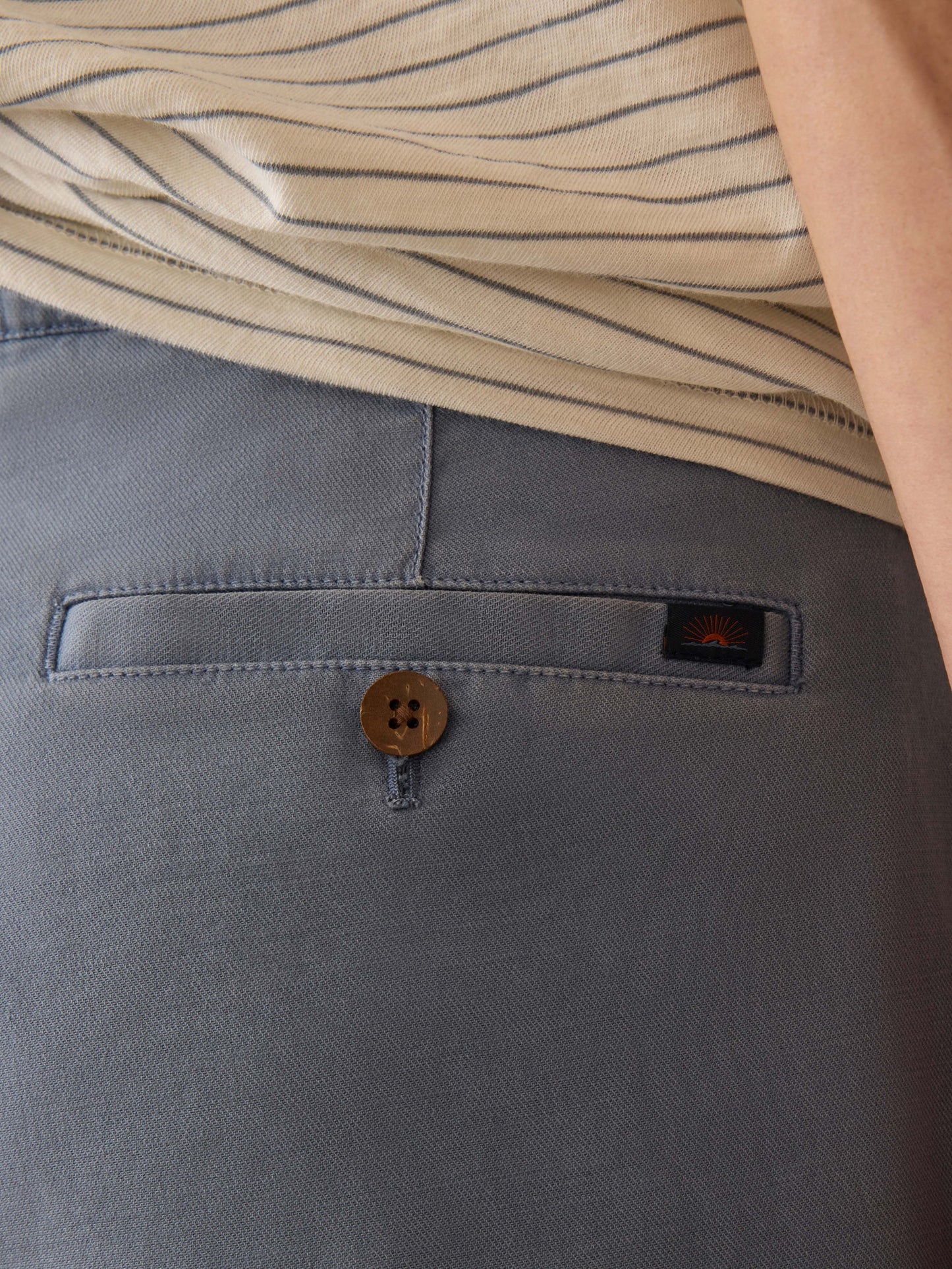 Essential Chino Short (8") - Flintstone