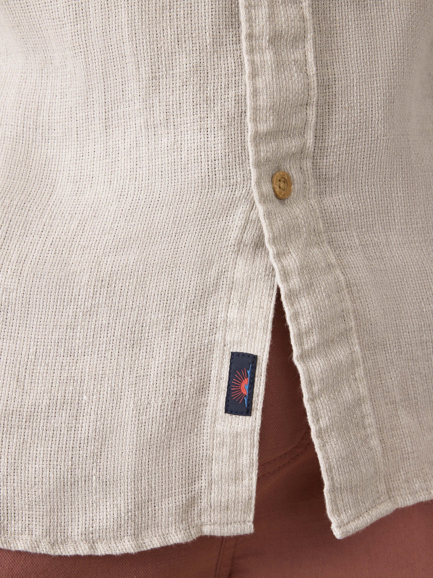 Short-Sleeve Palma Linen Shirt - Natural