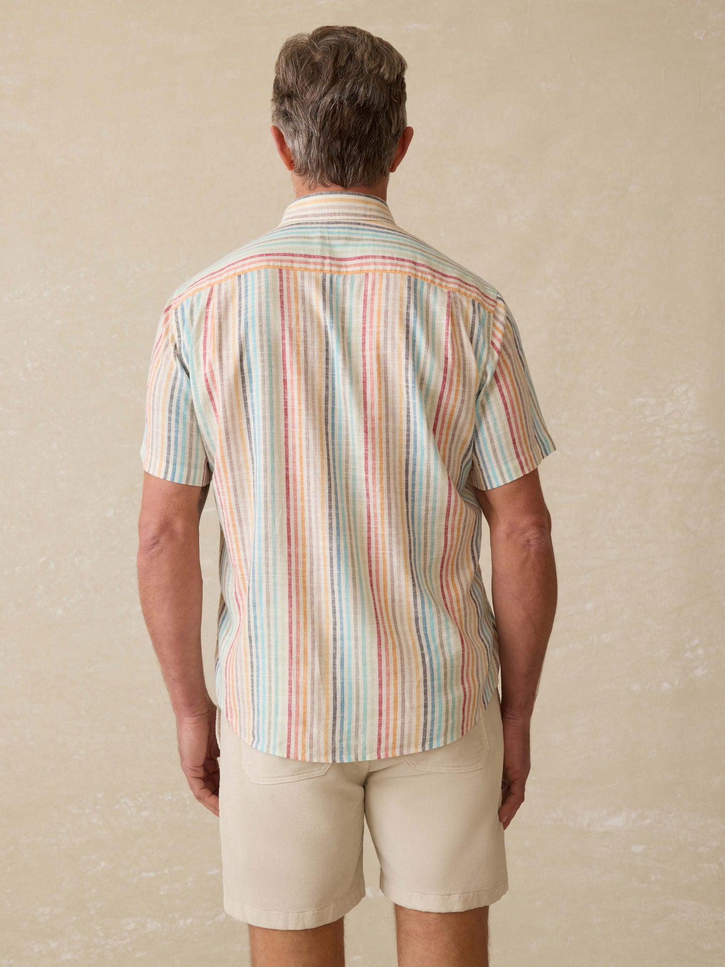 Short-Sleeve Breeze Shirt - Bay Reef Stripe