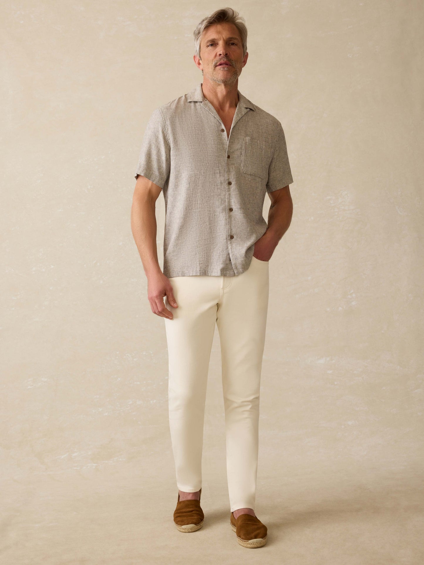 Short-Sleeve Breeze Camp Shirt - Stone Coast