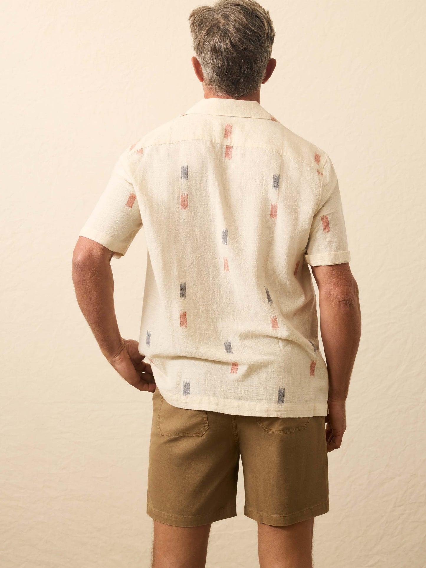 Short-Sleeve Resort Shirt - Cedar Lake Ikat