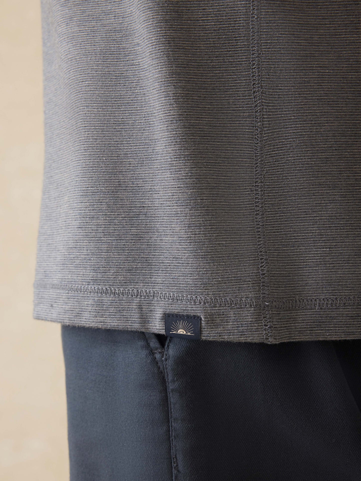 Movement™ Quarter Zip - Charcoal Stream Stripe