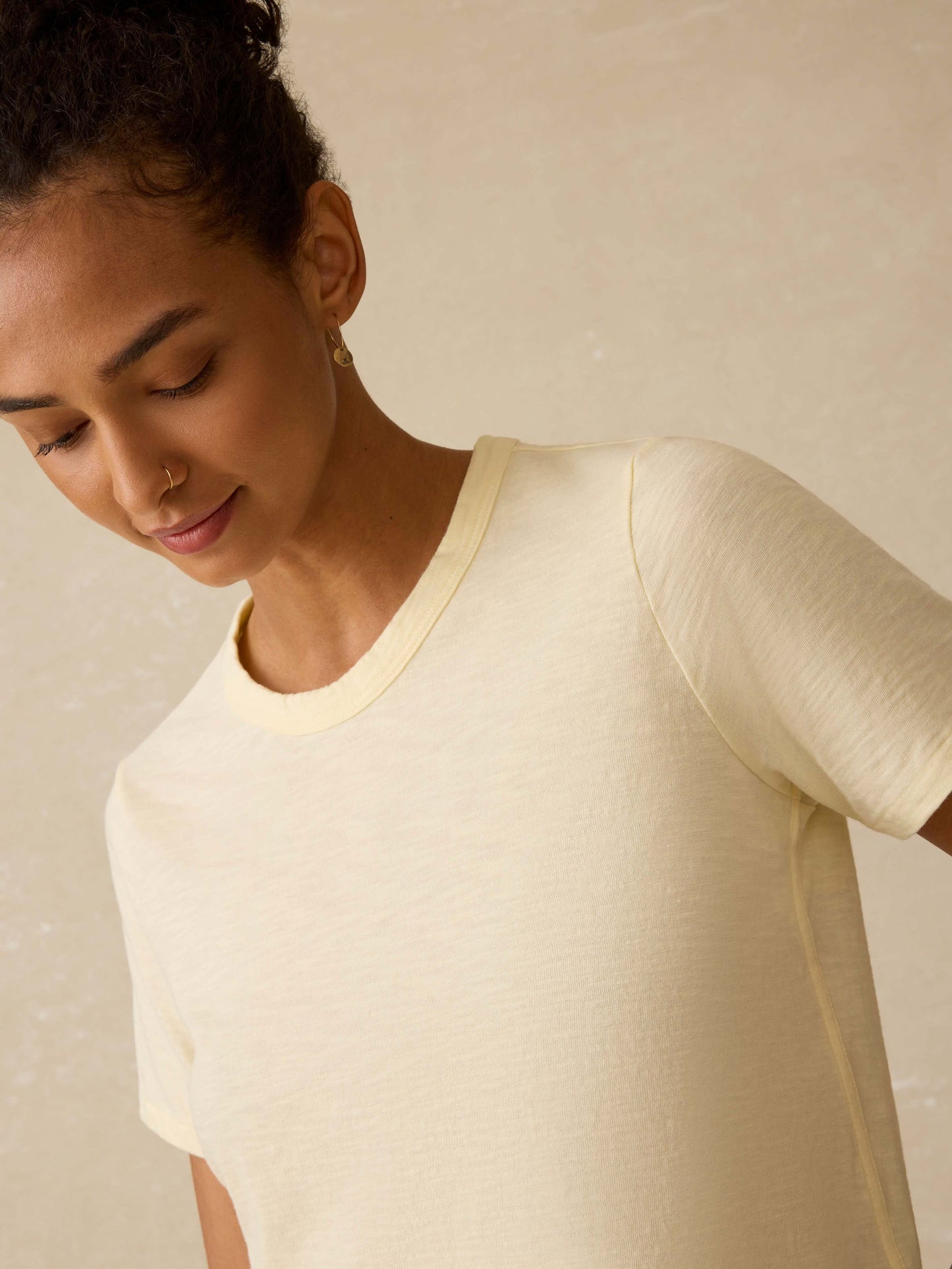 Sunwashed Essential Tee - Lemon Sorbet