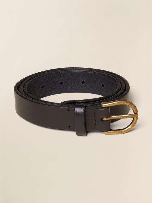 Women's Leather Belt - Black