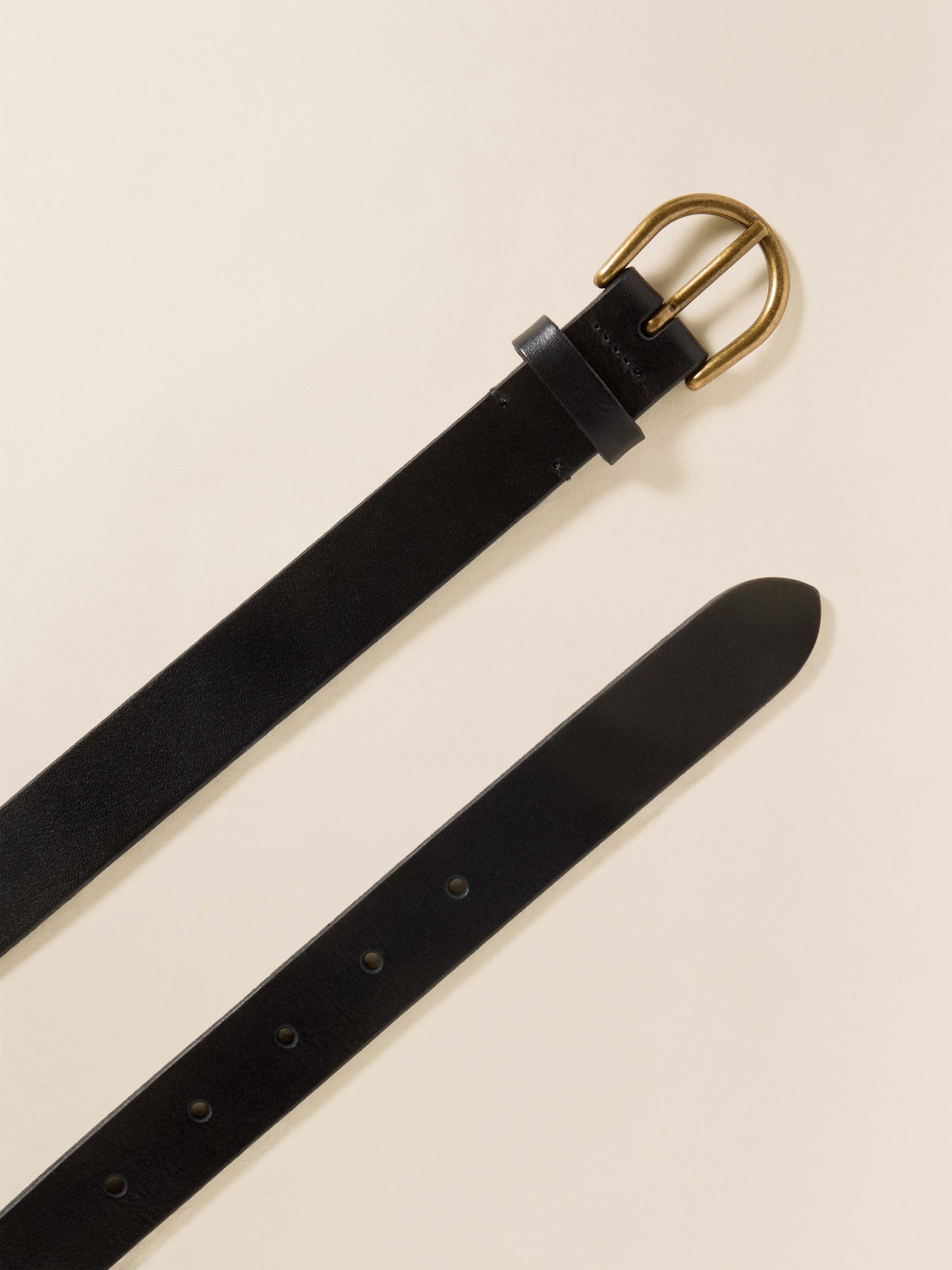 Women's Leather Belt - Black