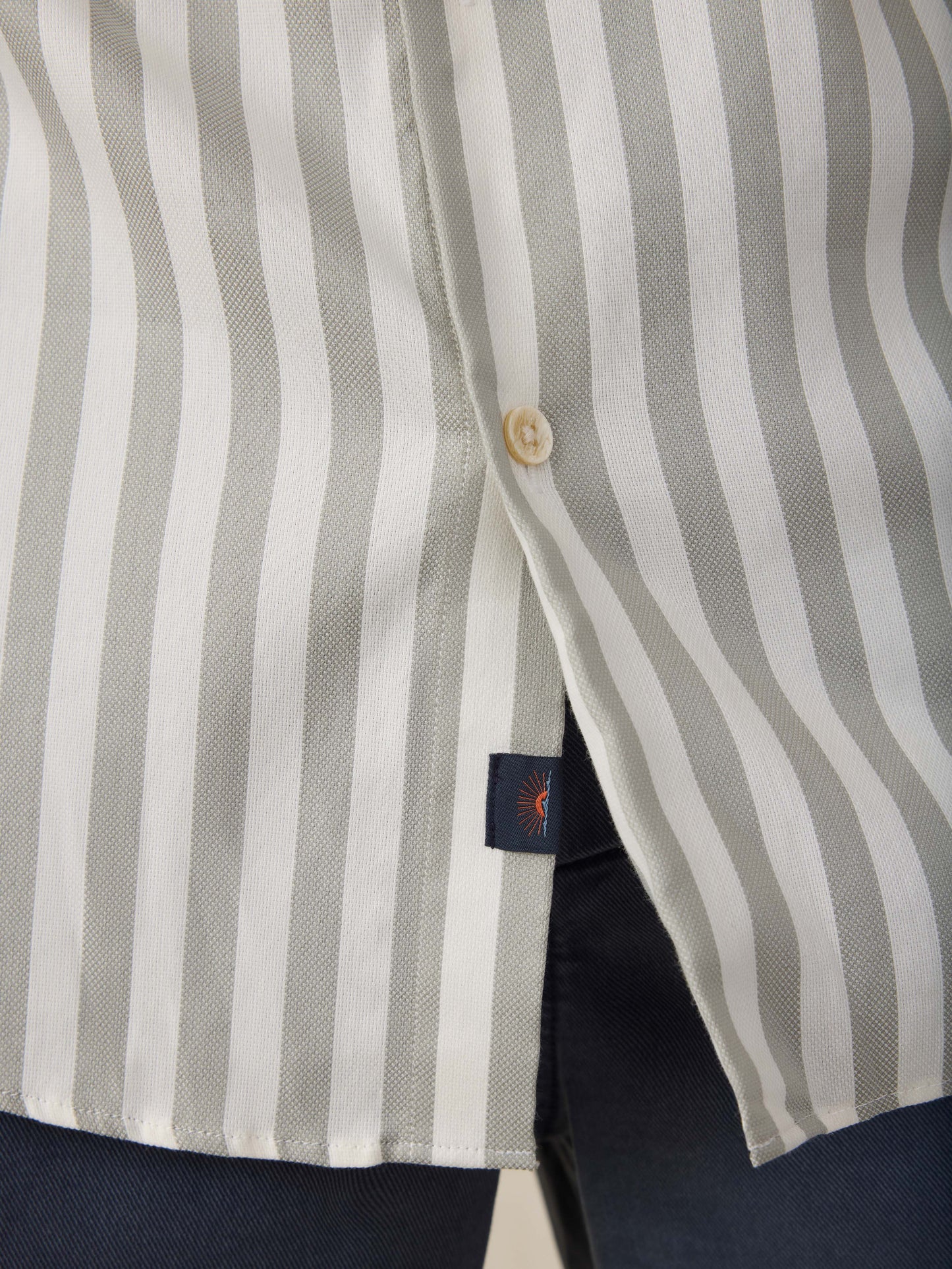 Short-Sleeve Movement™ Monterey Shirt - Clover Valley Stripe