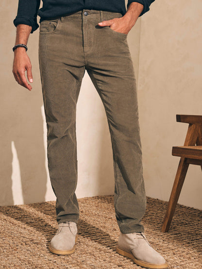 Stretch Corduroy 5-Pocket Pant (32" Inseam) - Surplus Olive