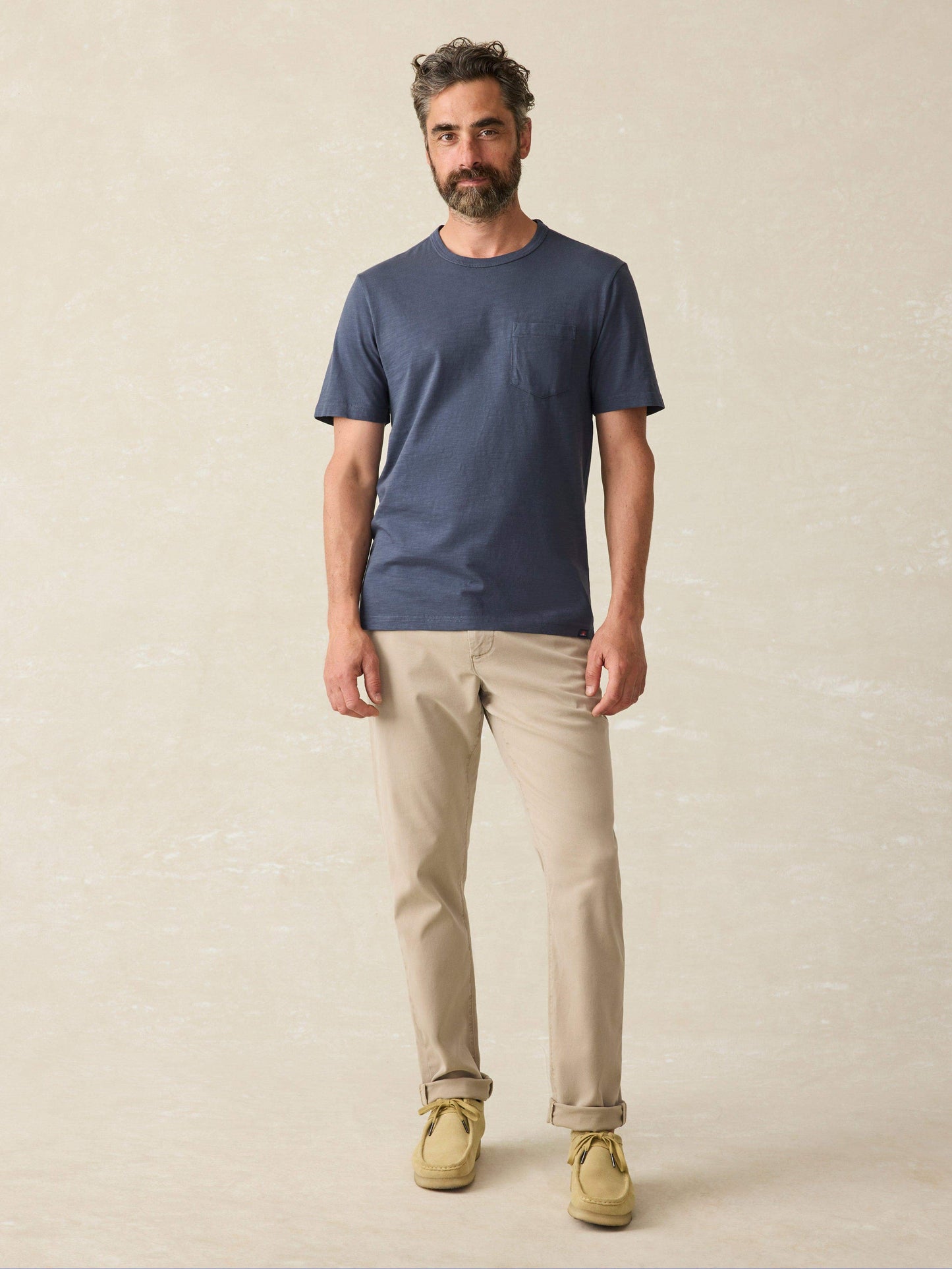 Sunwashed Pocket Tee - Dune Navy