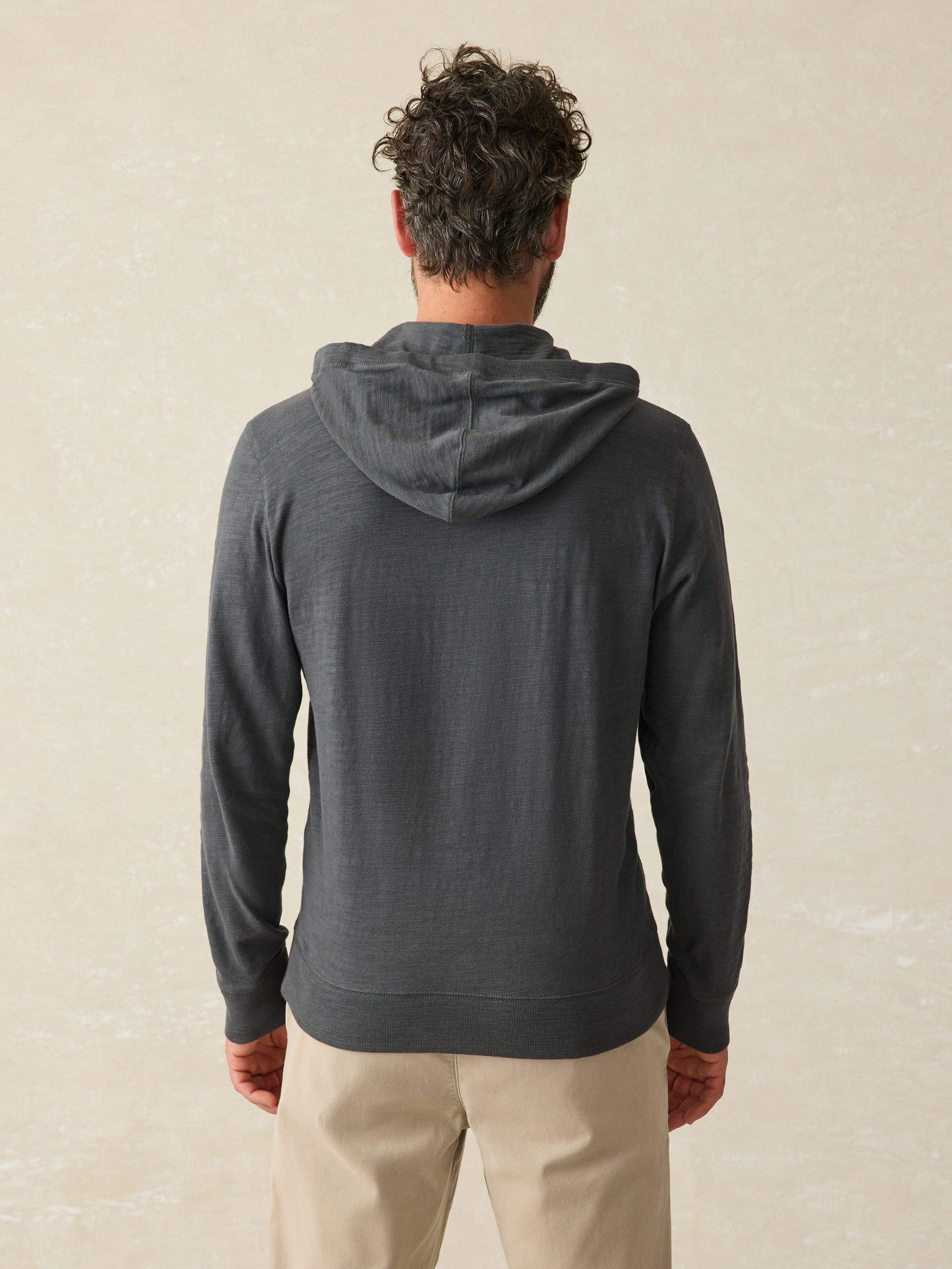 Sunwashed Midweight Organic Hoodie - Graphite