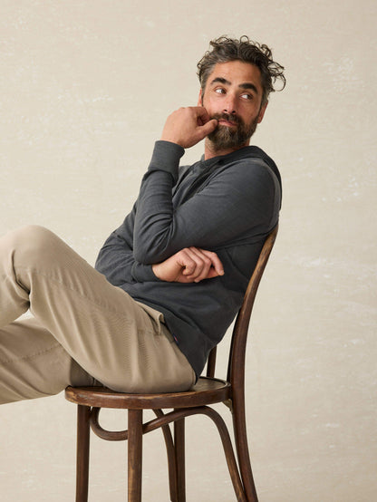 Sunwashed Midweight Organic Hoodie - Graphite